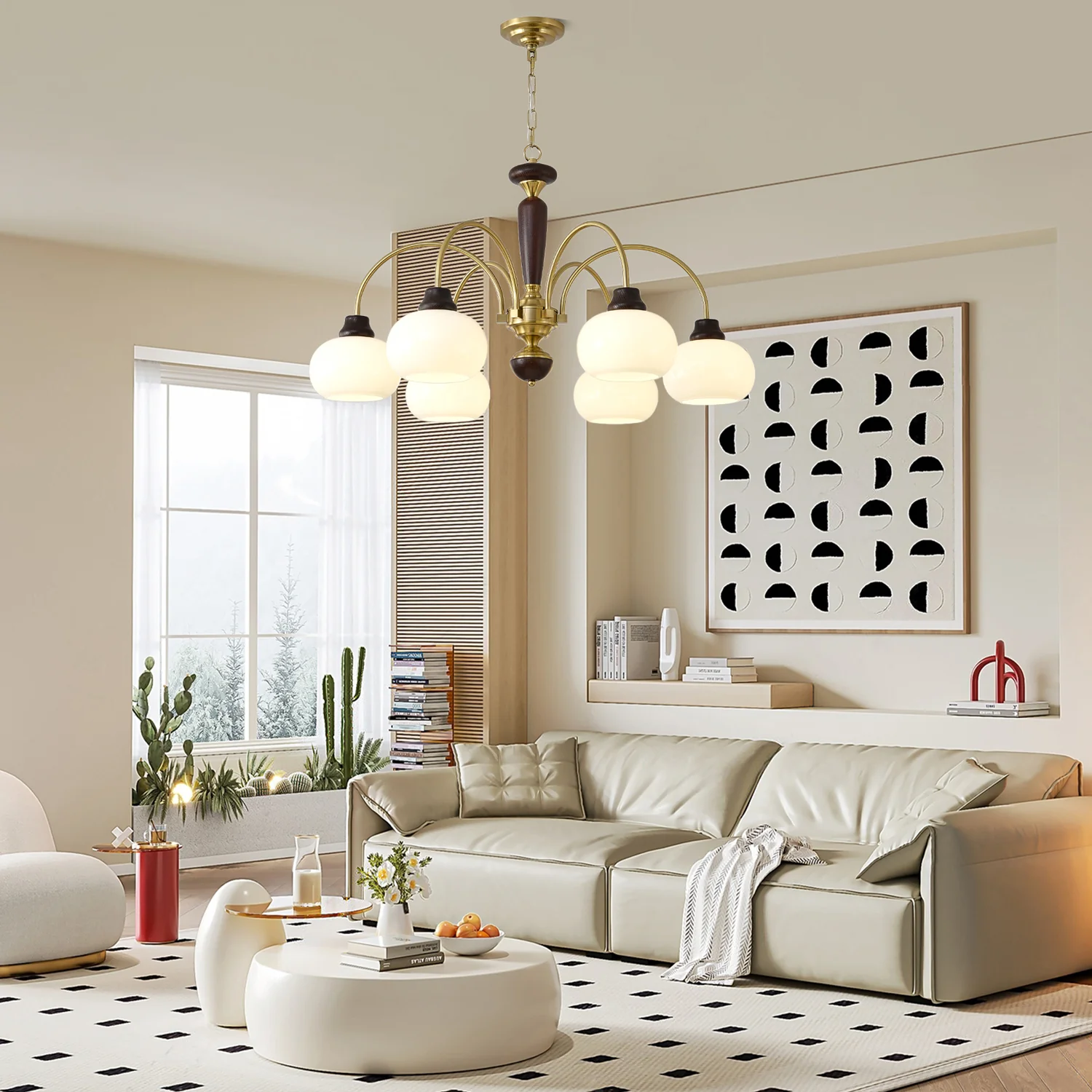 Arched Globe Chandelier - Image 9