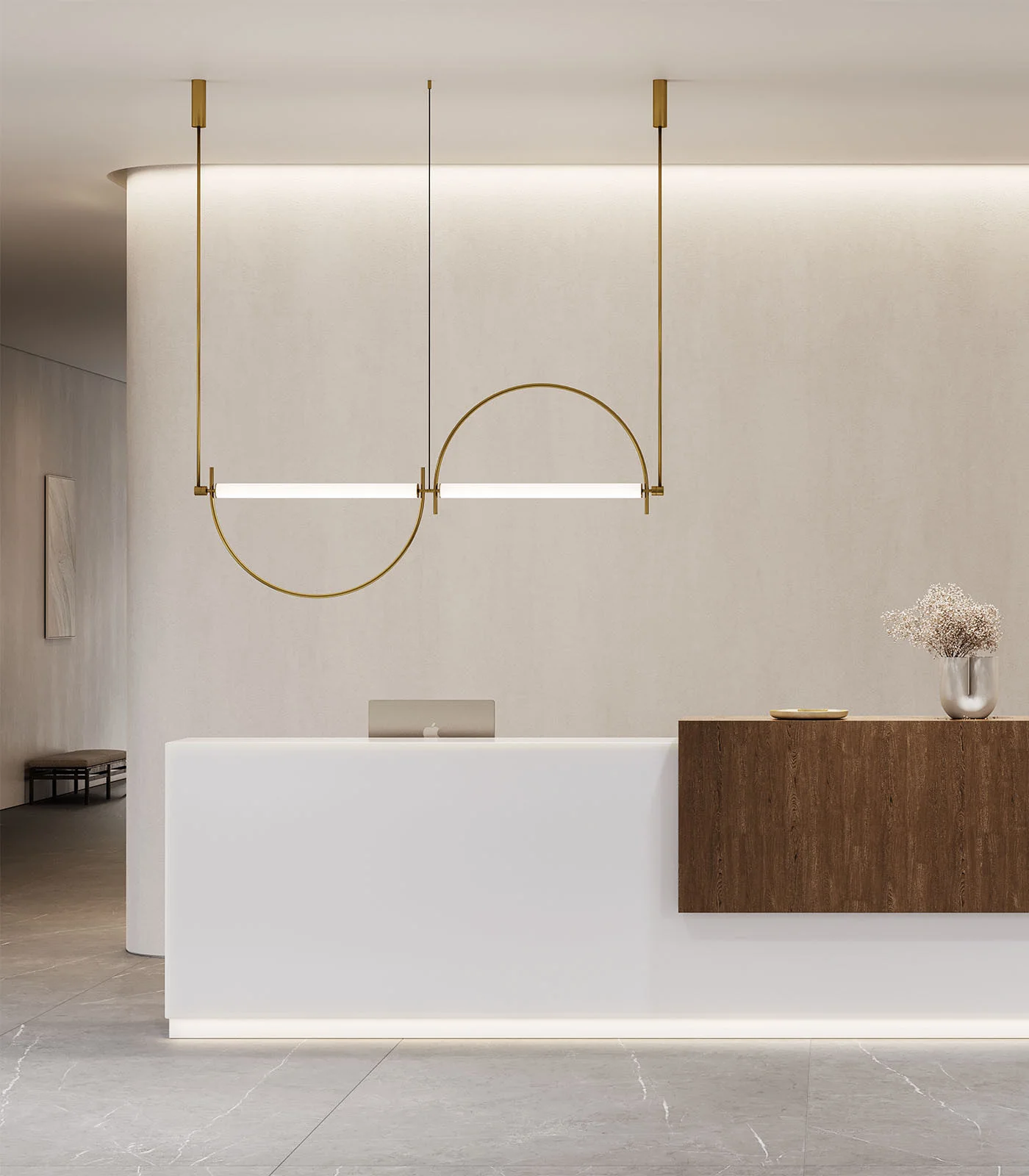 Arched Linear Led Chandelier - Image 2