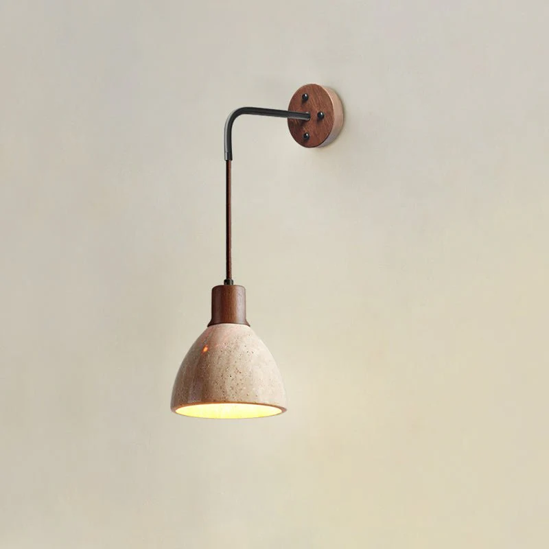 Arched Travertine Wall Light - Image 9