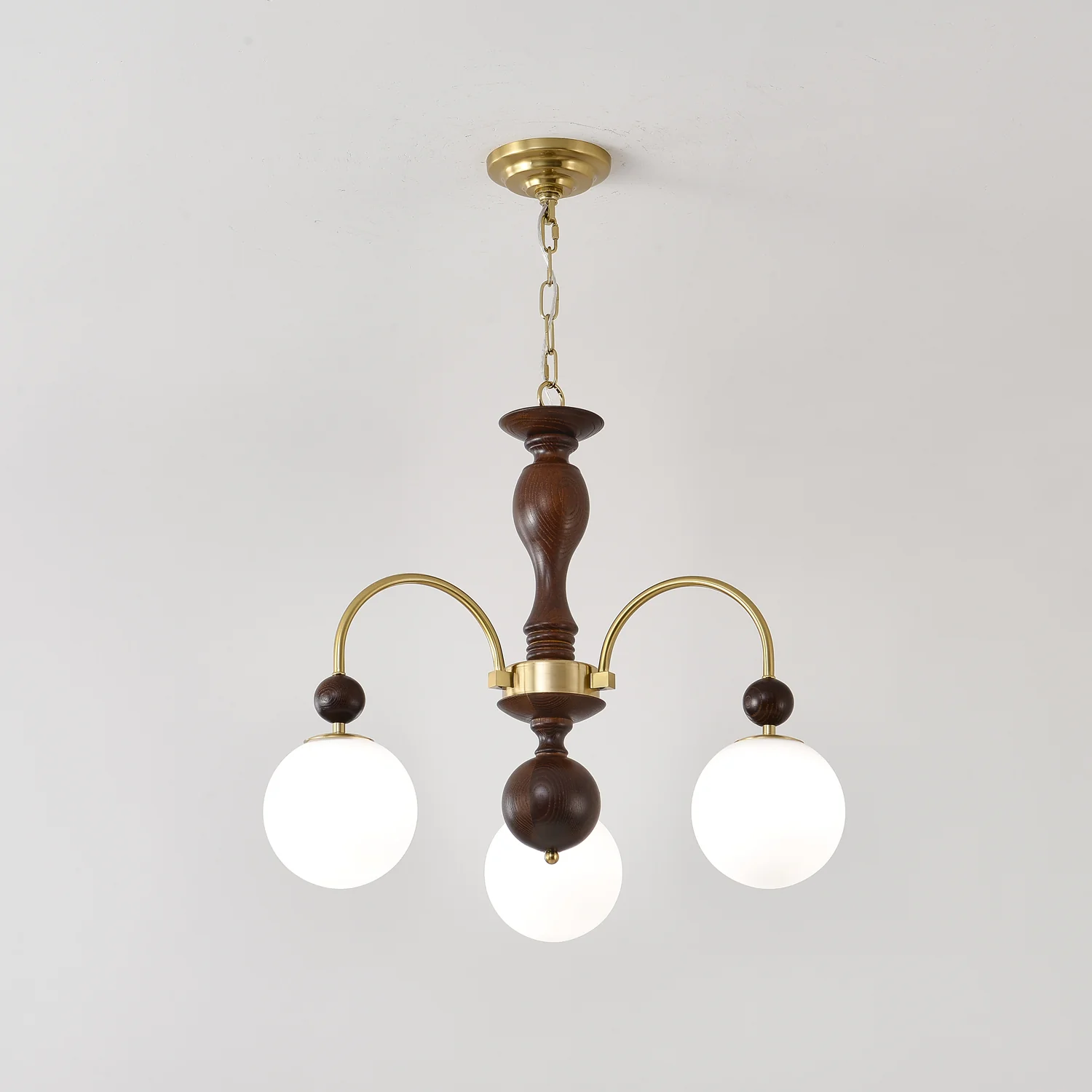 Archway Walnut Color Chandelier - Image 10