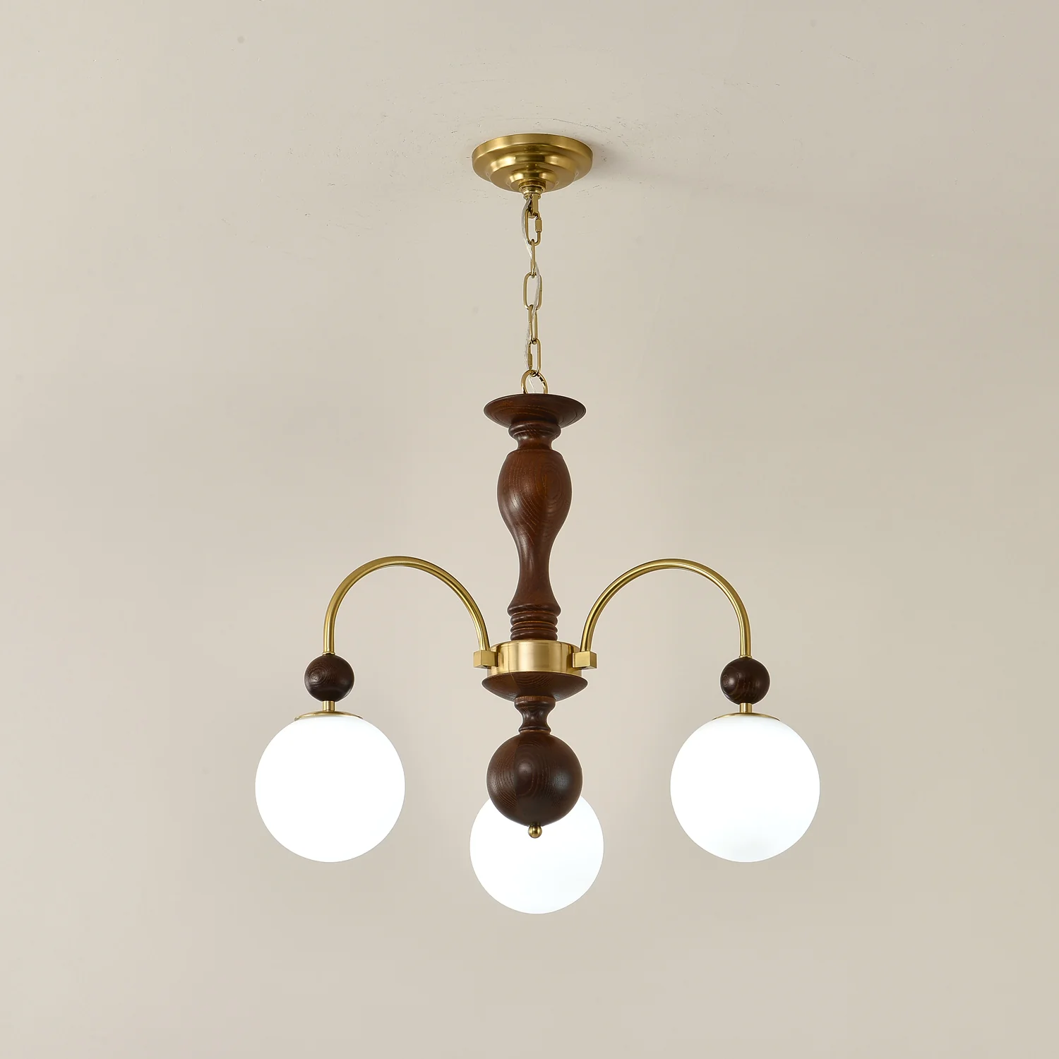 Archway Walnut Color Chandelier - Image 22