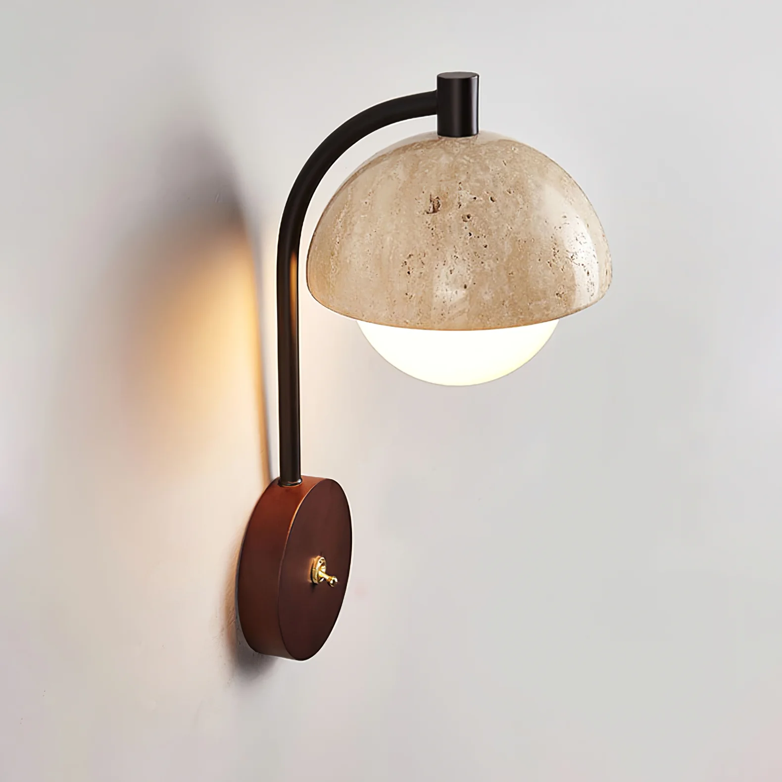 Arco Travertine Wall Lamp - Image 11