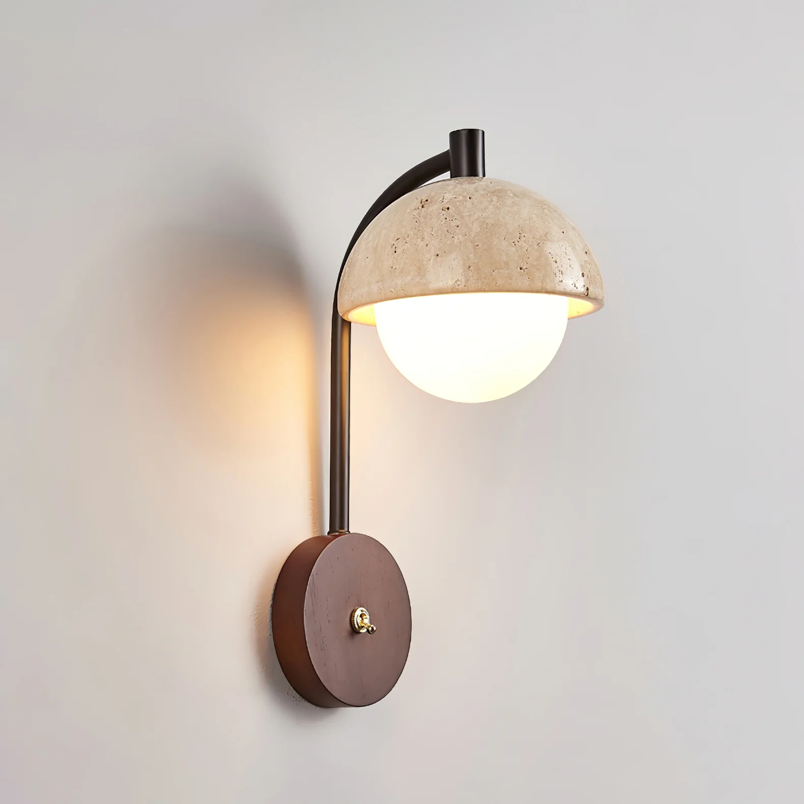 Arco Travertine Wall Lamp - Image 15