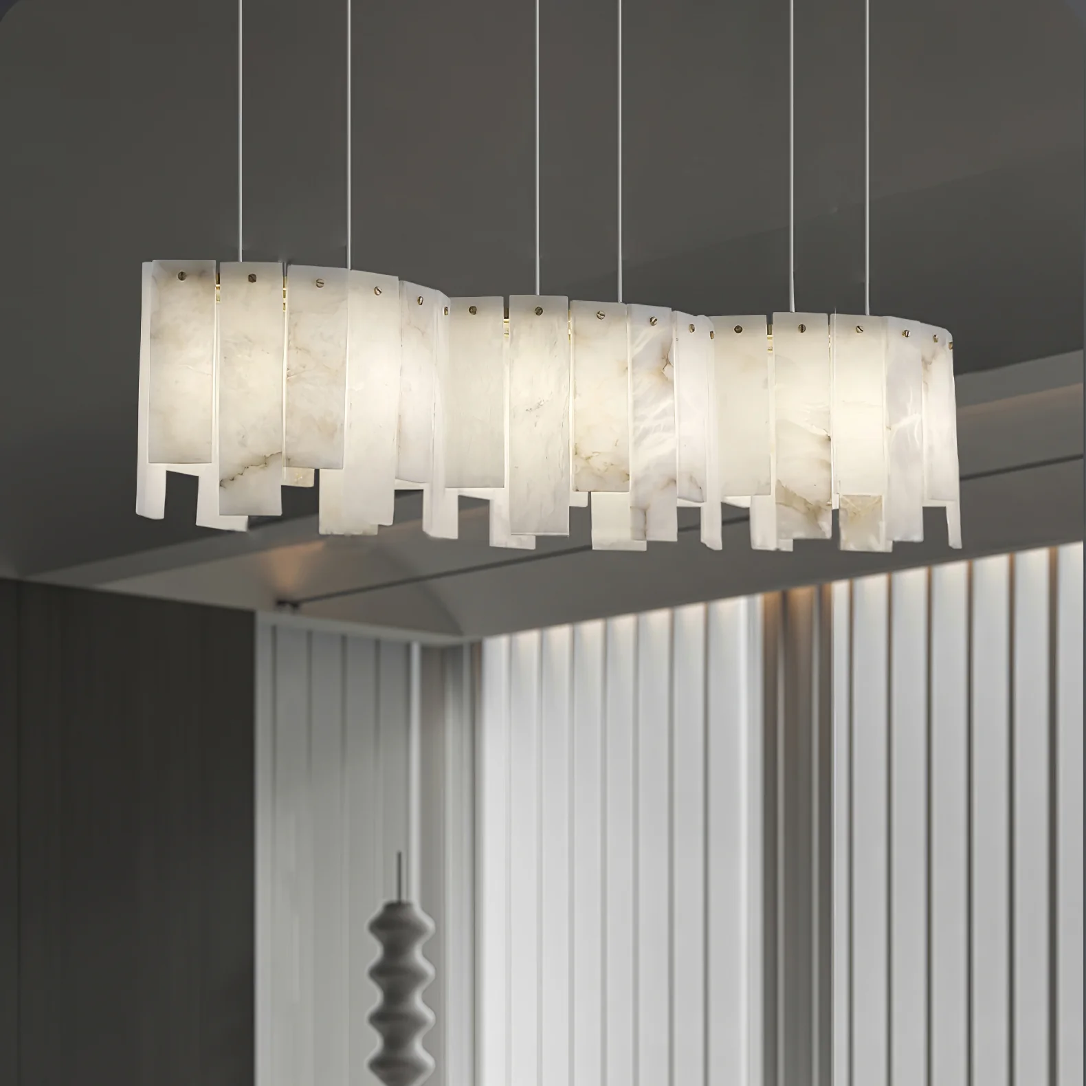 Arctora Alabaster Pendant Lamp - Image 2