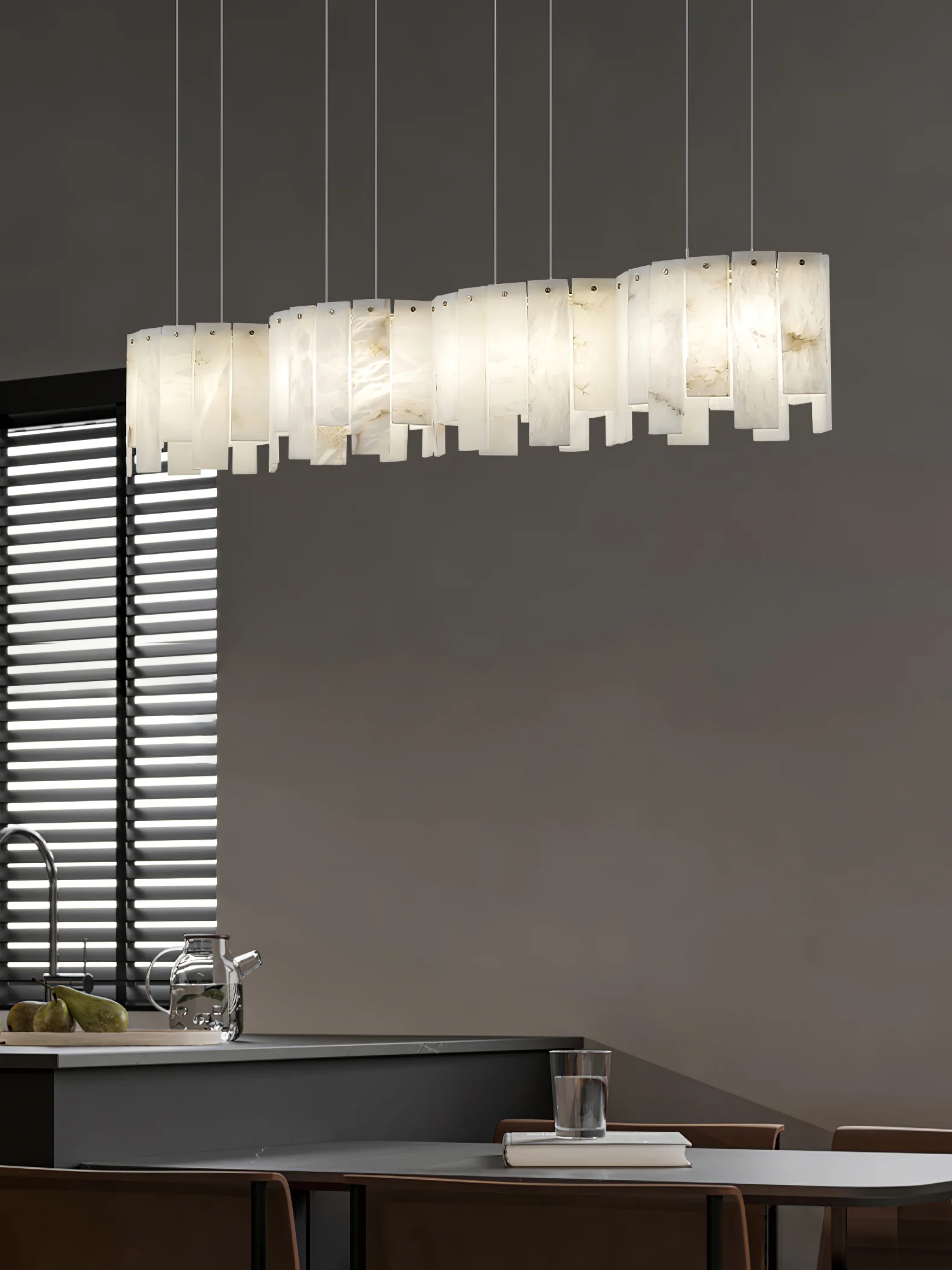 Arctora Alabaster Pendant Lamp - Image 4