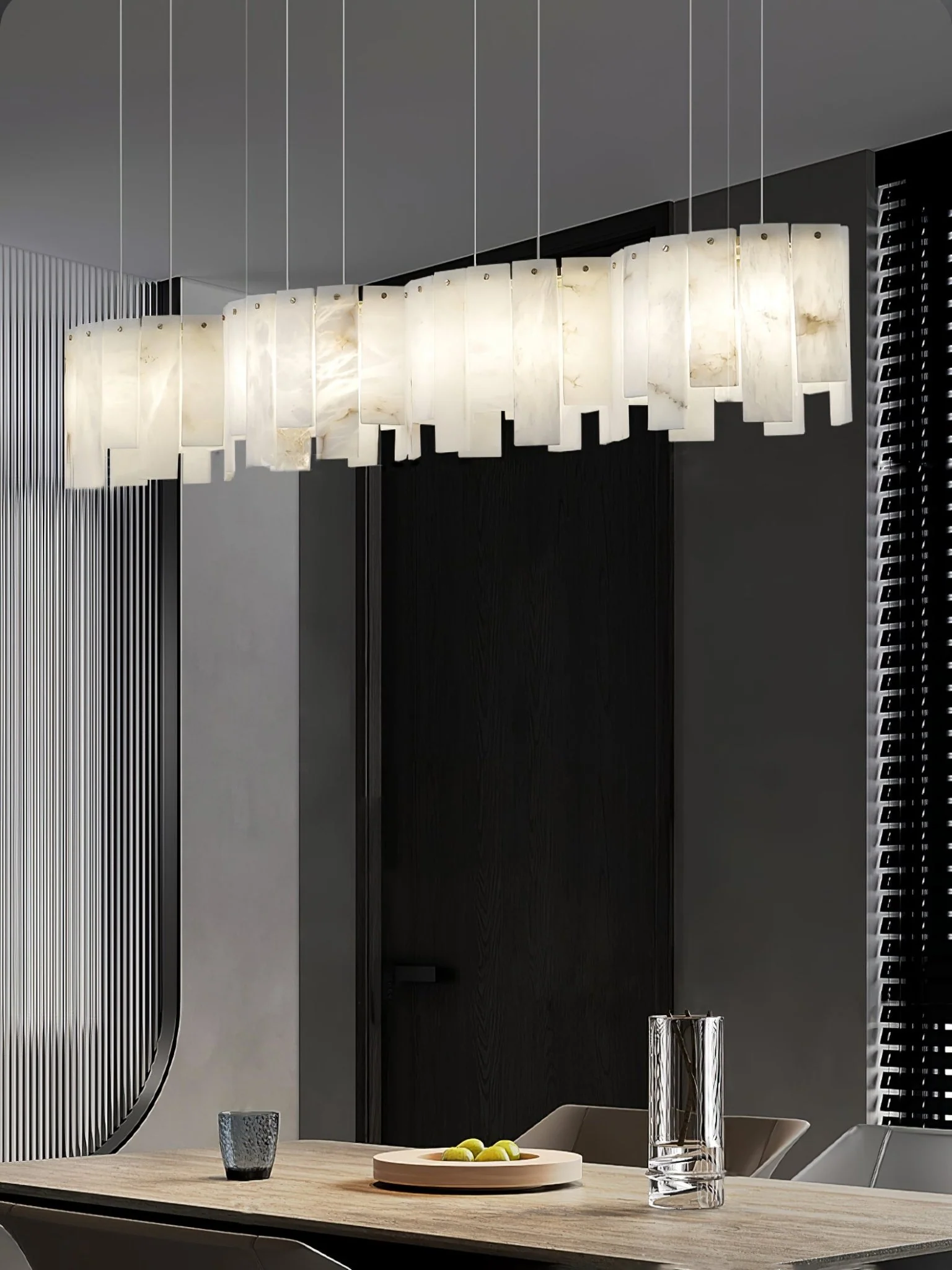 Arctora Alabaster Pendant Lamp - Image 9
