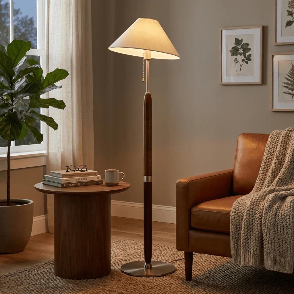 Arden Wood Floor Lamp - Image 3