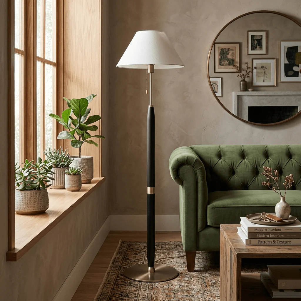 Arden Wood Floor Lamp - Image 4