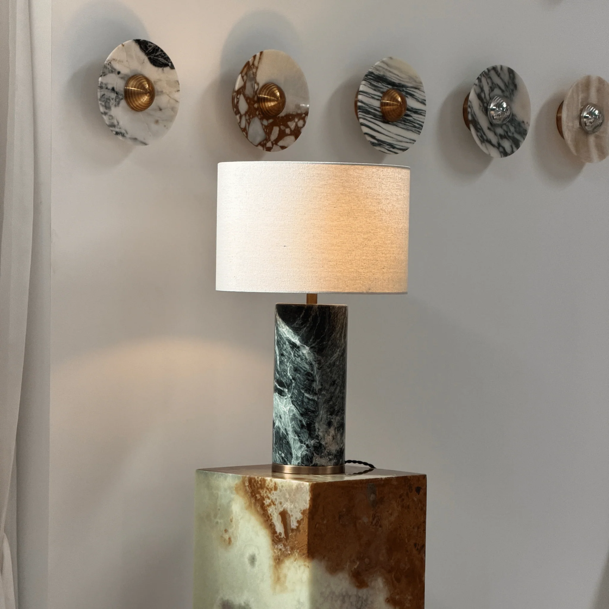 Aria Stone Table Lamp - Image 100