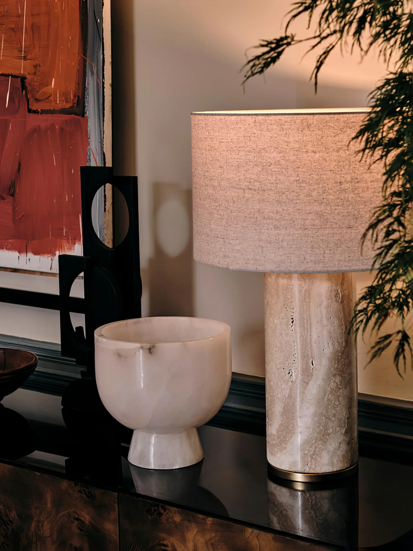 Aria Stone Table Lamp - Image 14