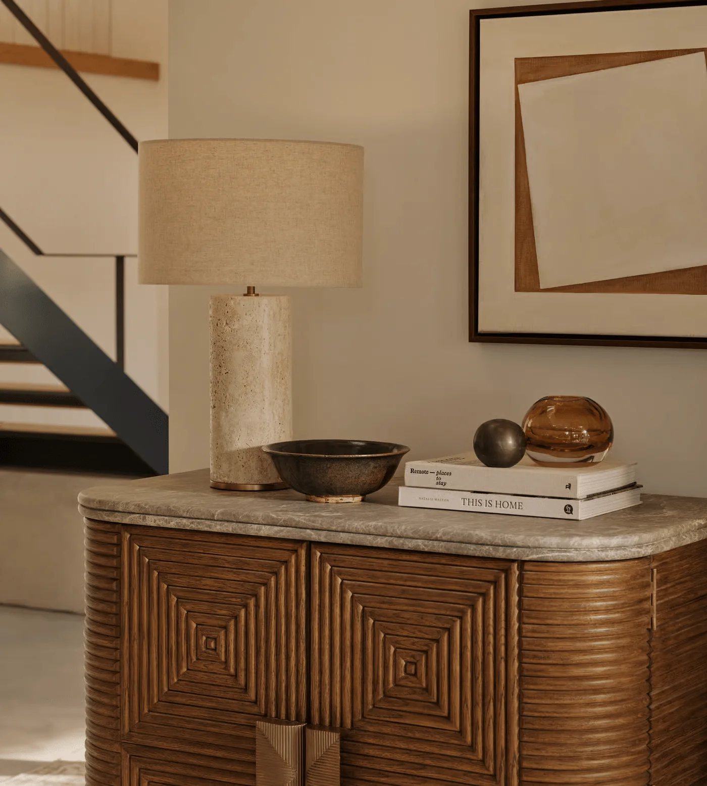 Aria Stone Table Lamp - Image 16
