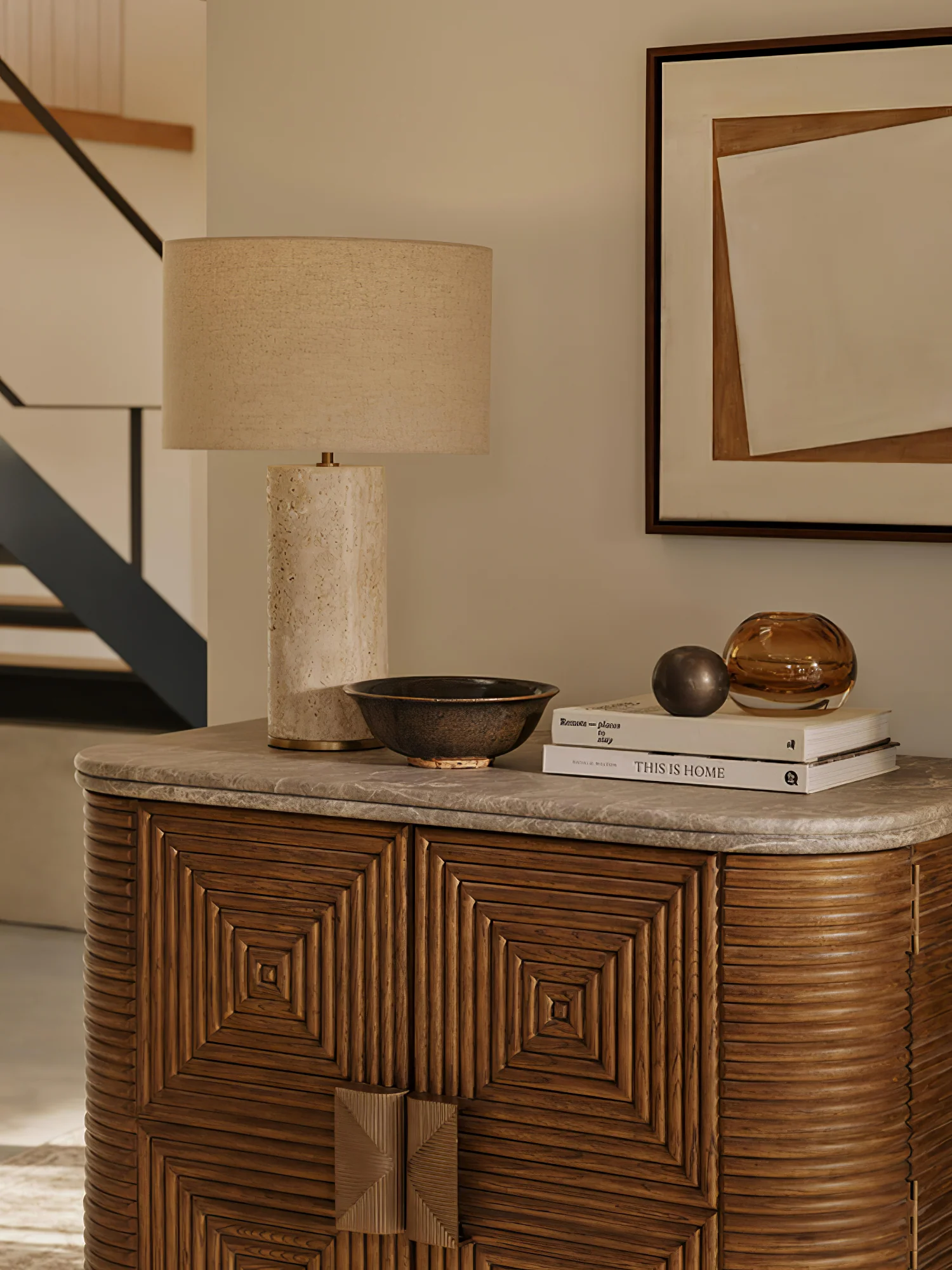 Aria Stone Table Lamp - Image 17