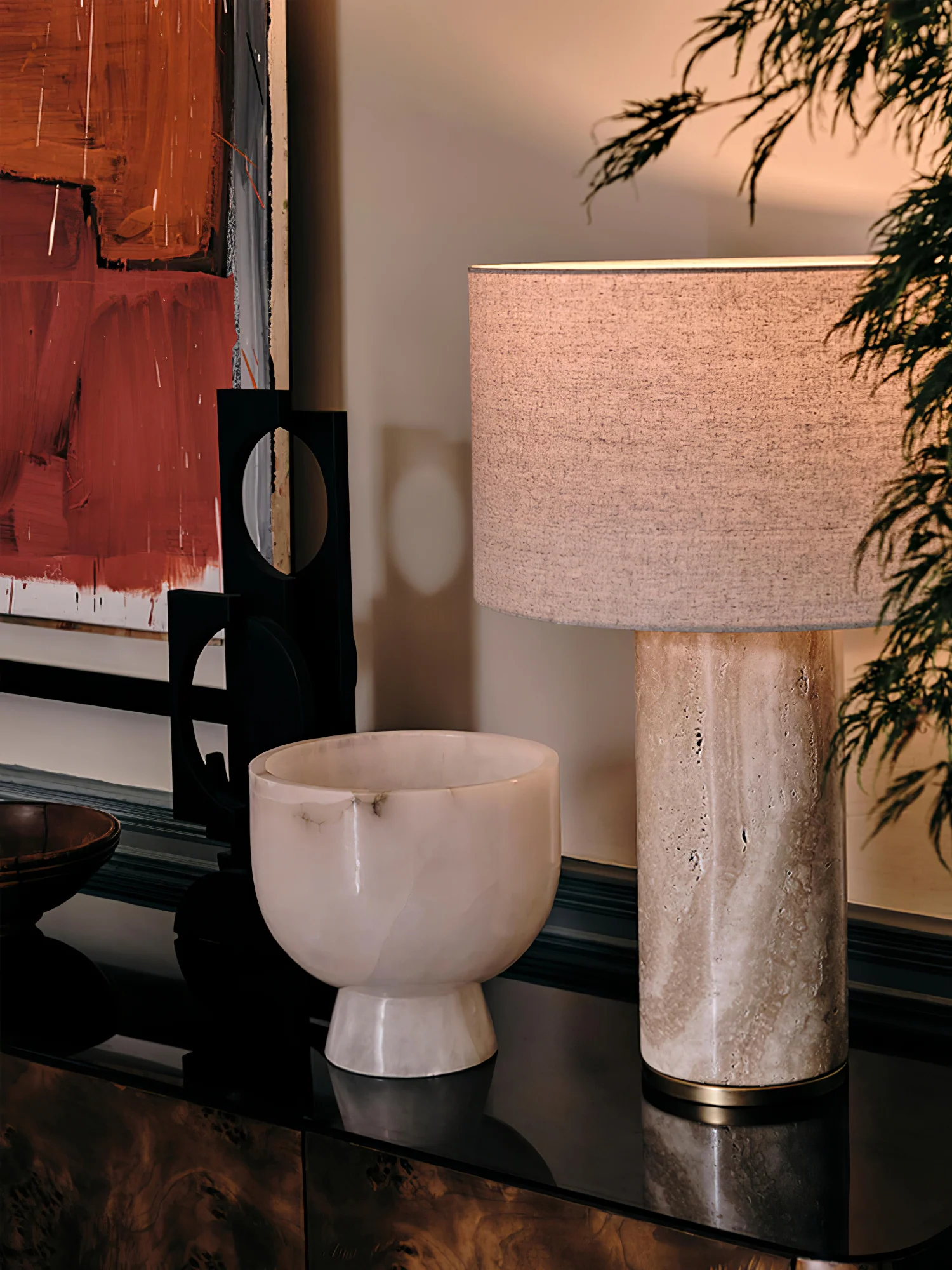 Aria Stone Table Lamp - Image 18