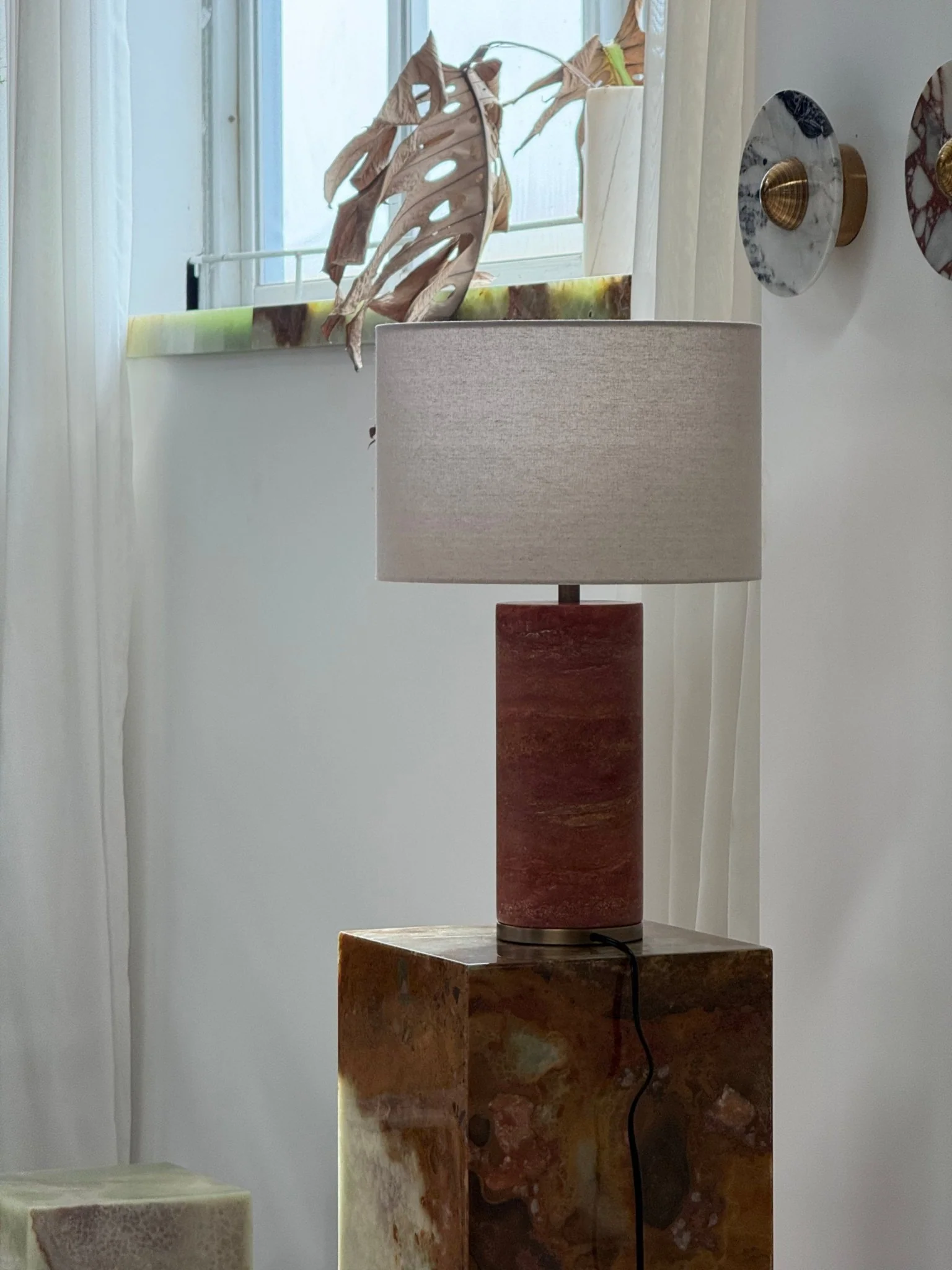 Aria Stone Table Lamp - Image 26