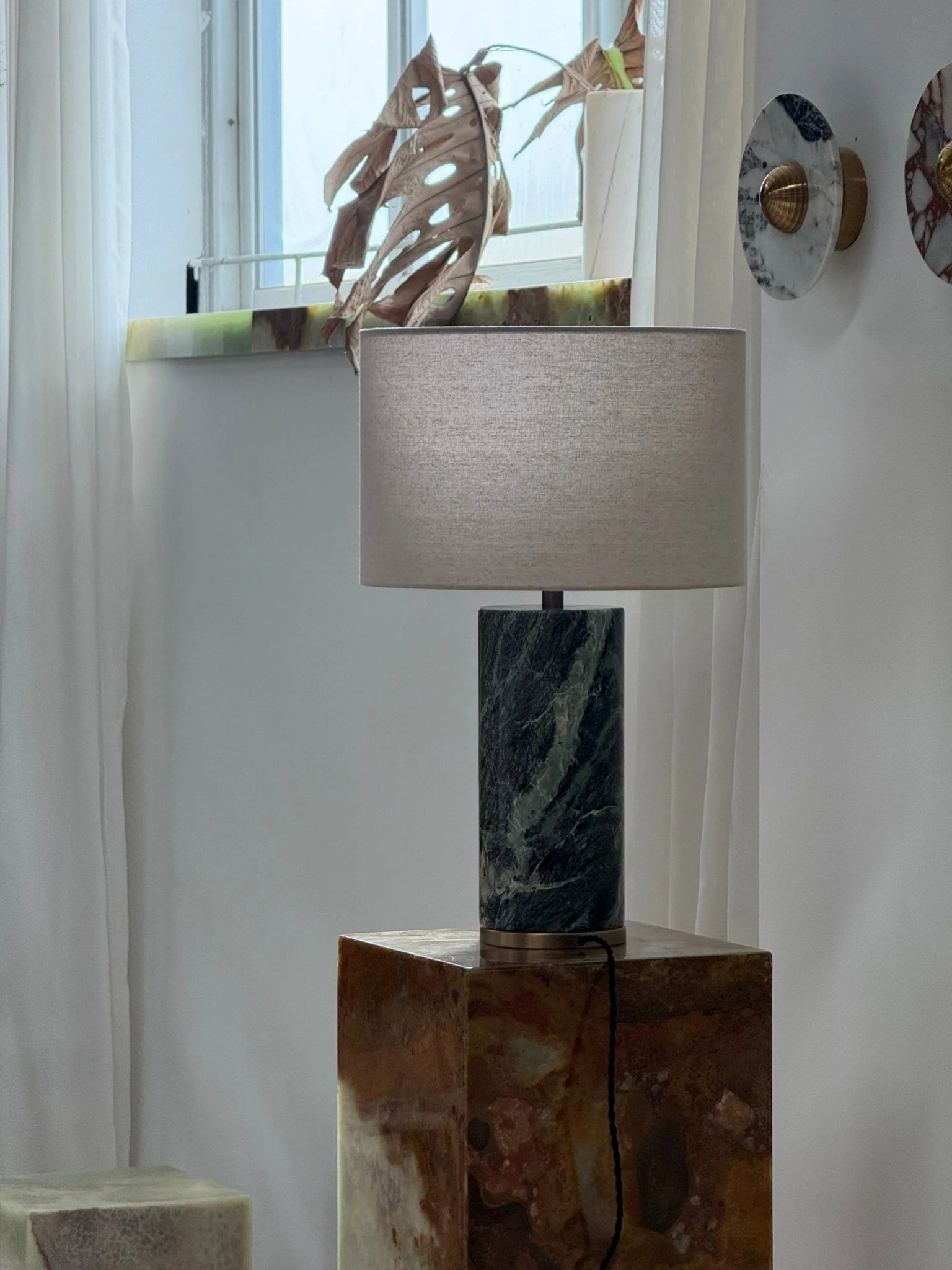 Aria Stone Table Lamp - Image 28