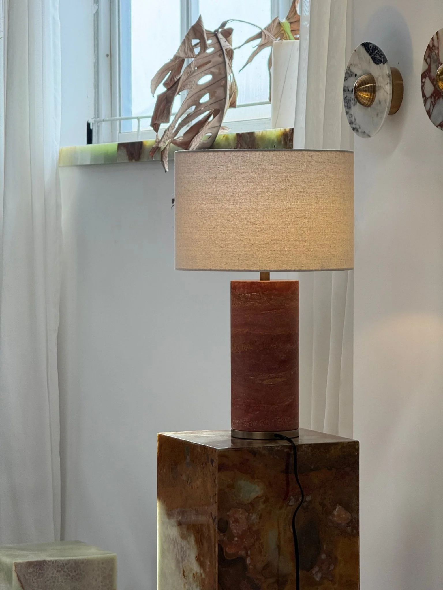 Aria Stone Table Lamp - Image 31