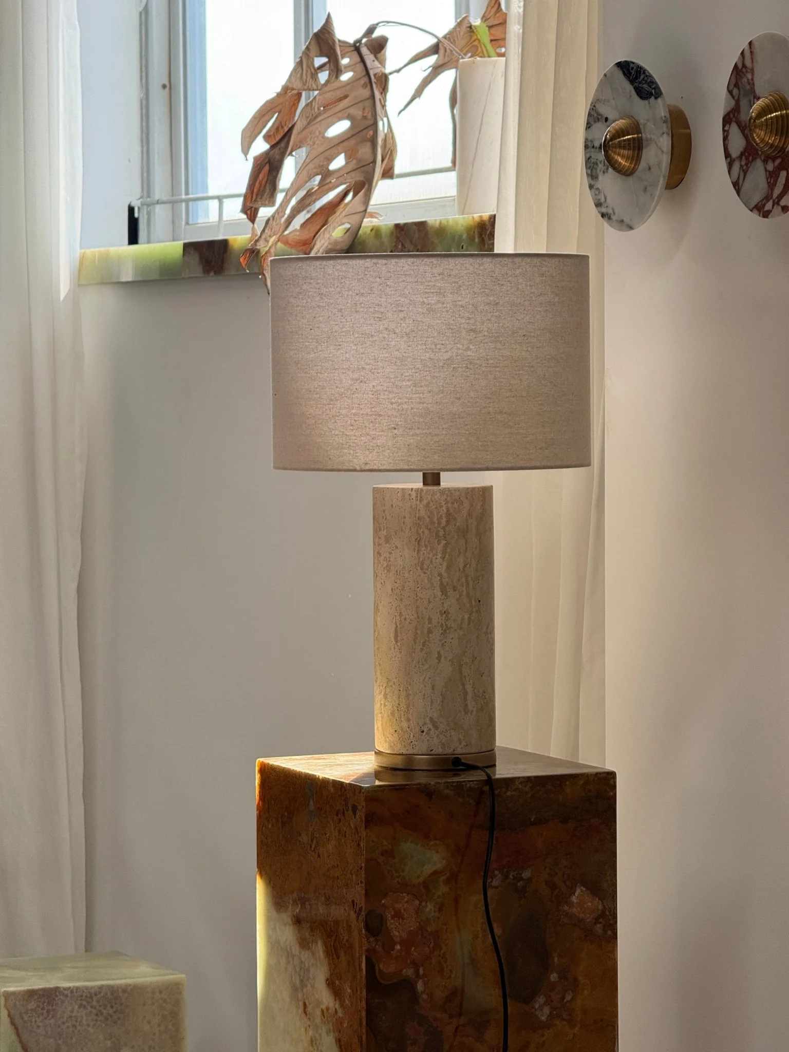 Aria Stone Table Lamp - Image 35