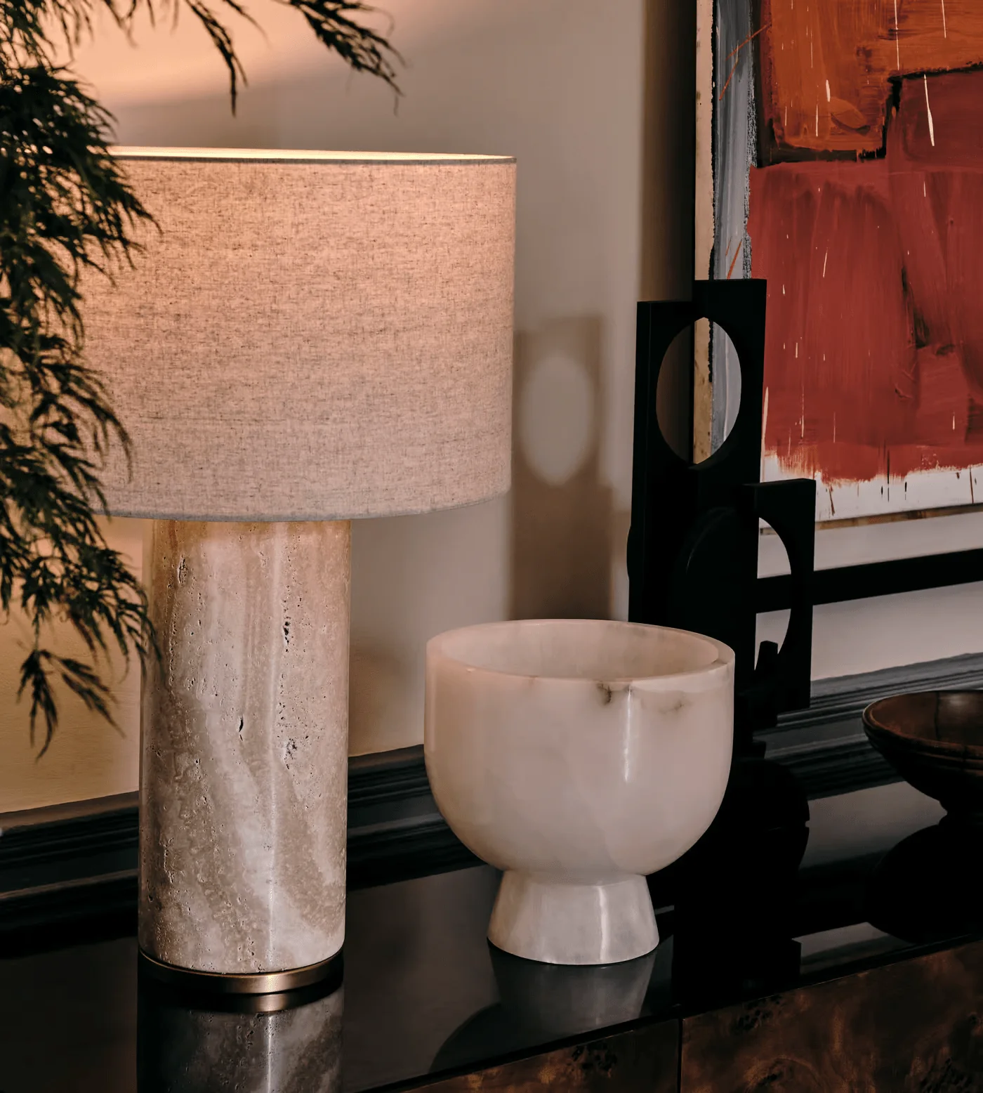Aria Stone Table Lamp - Image 4