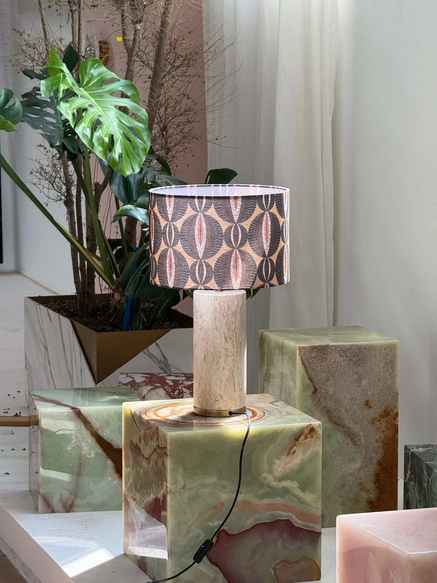 Aria Stone Table Lamp - Image 40