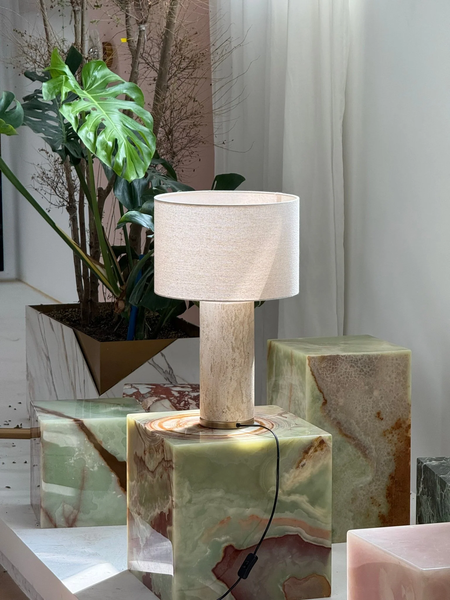 Aria Stone Table Lamp - Image 42