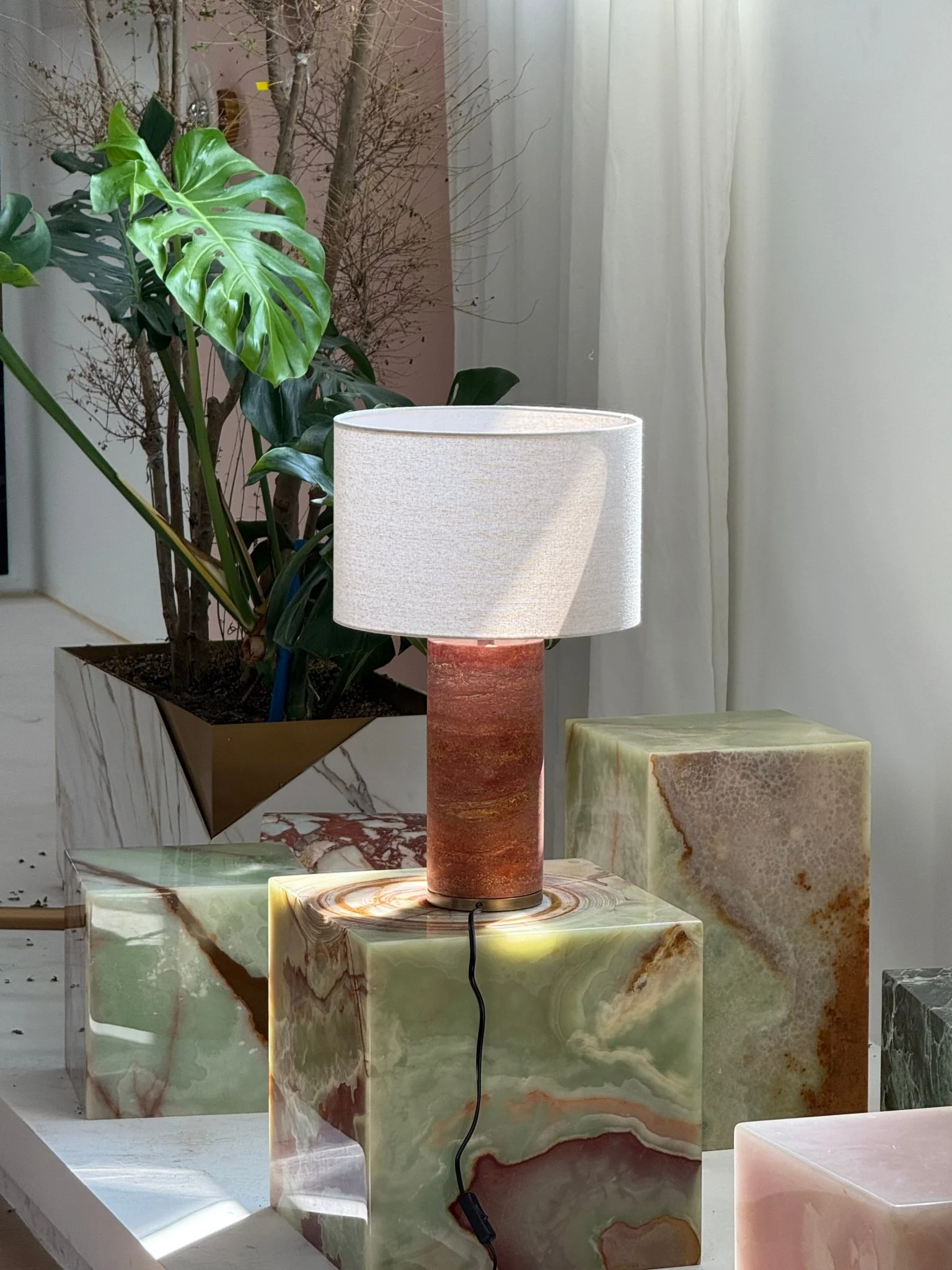 Aria Stone Table Lamp - Image 43