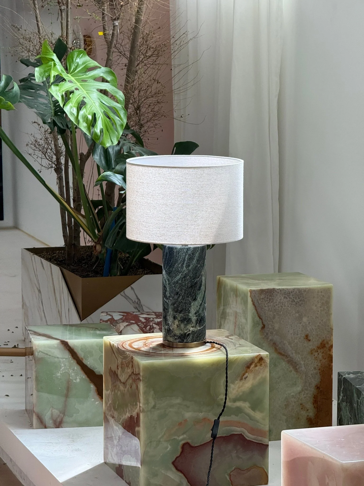 Aria Stone Table Lamp - Image 48