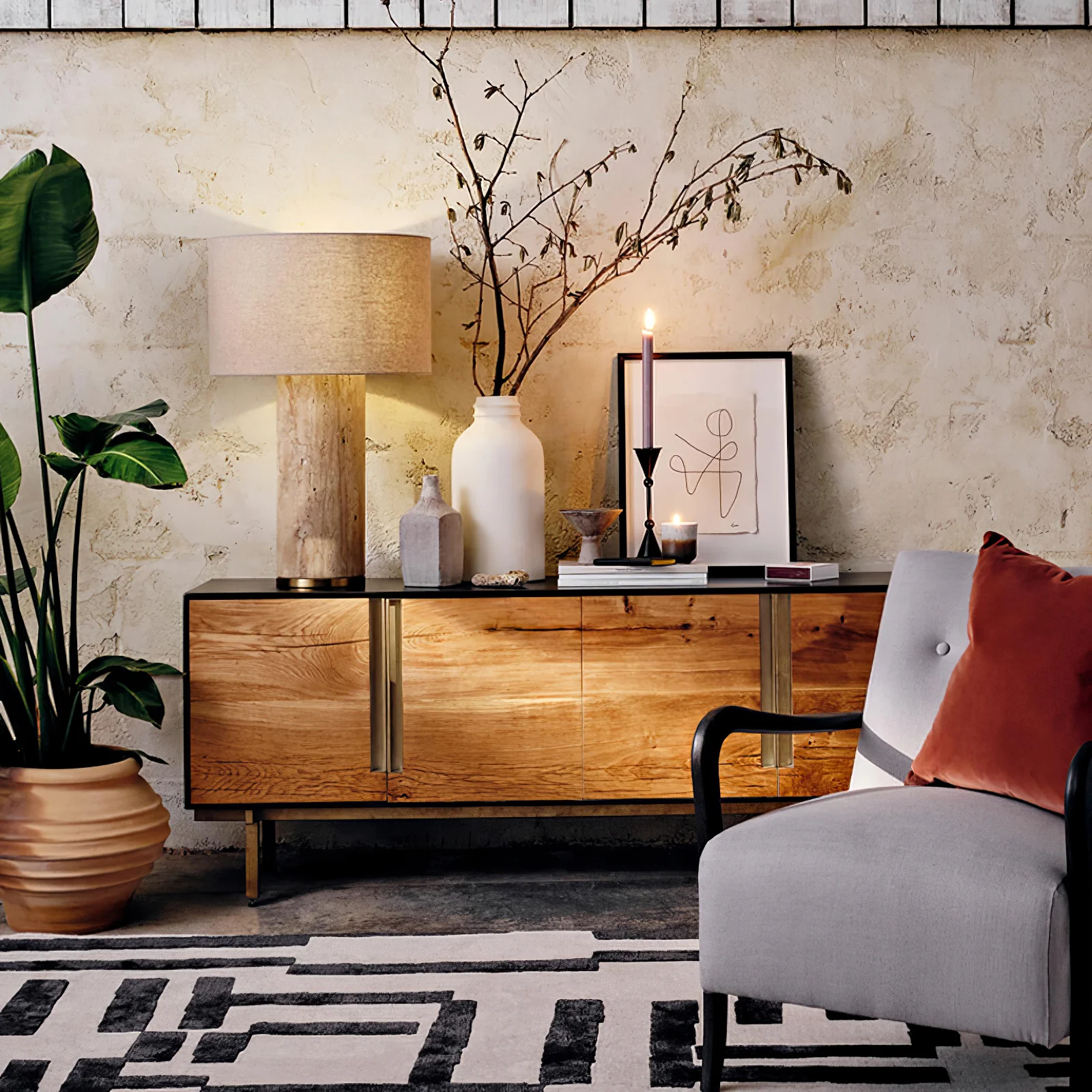 Aria Stone Table Lamp - Image 5