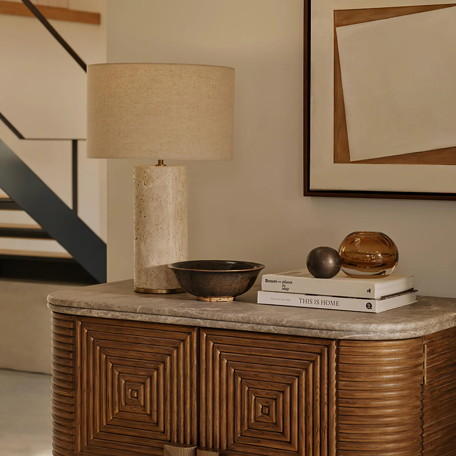 Aria Stone Table Lamp - Image 6