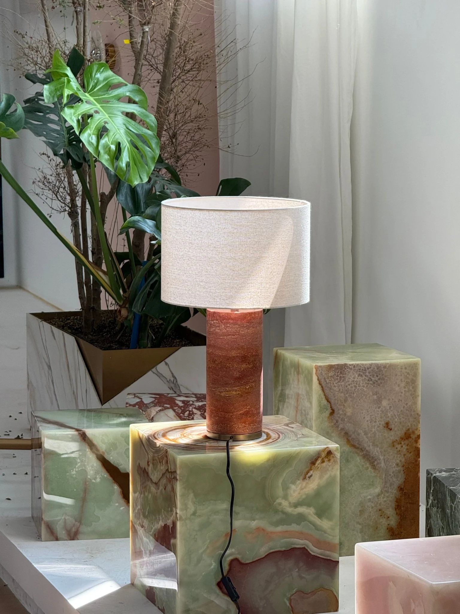 Aria Stone Table Lamp - Image 66