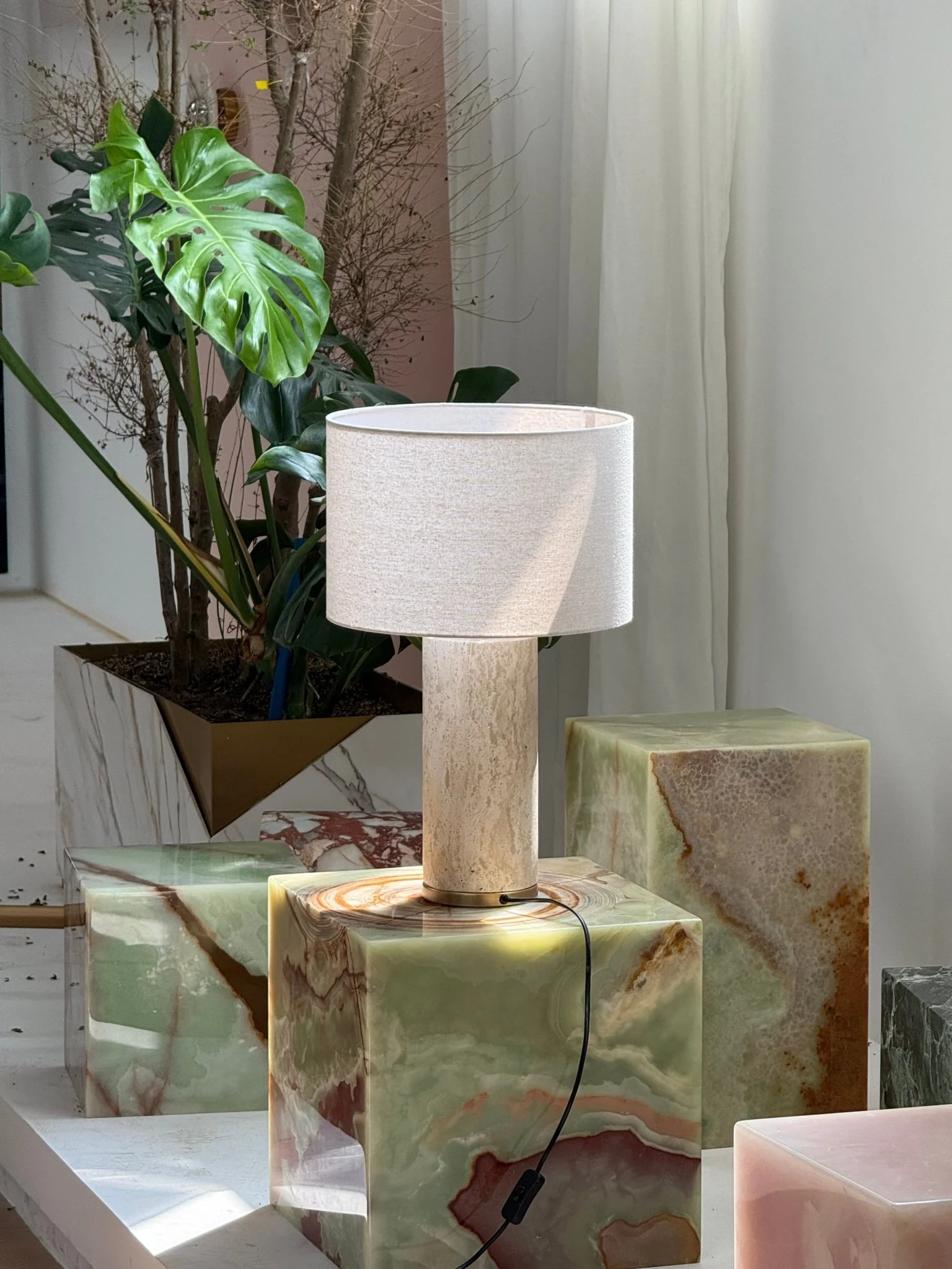 Aria Stone Table Lamp - Image 67