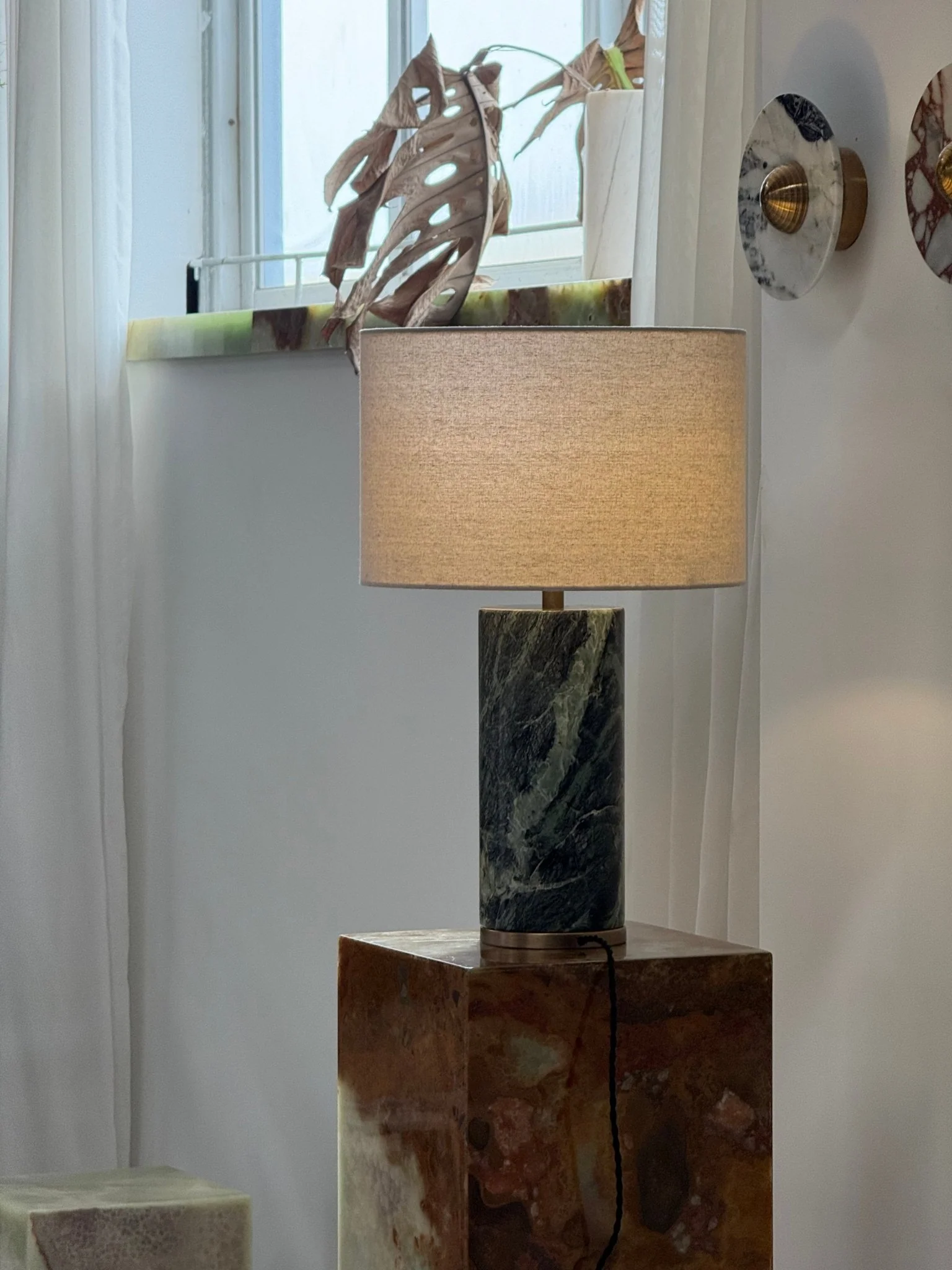 Aria Stone Table Lamp - Image 70