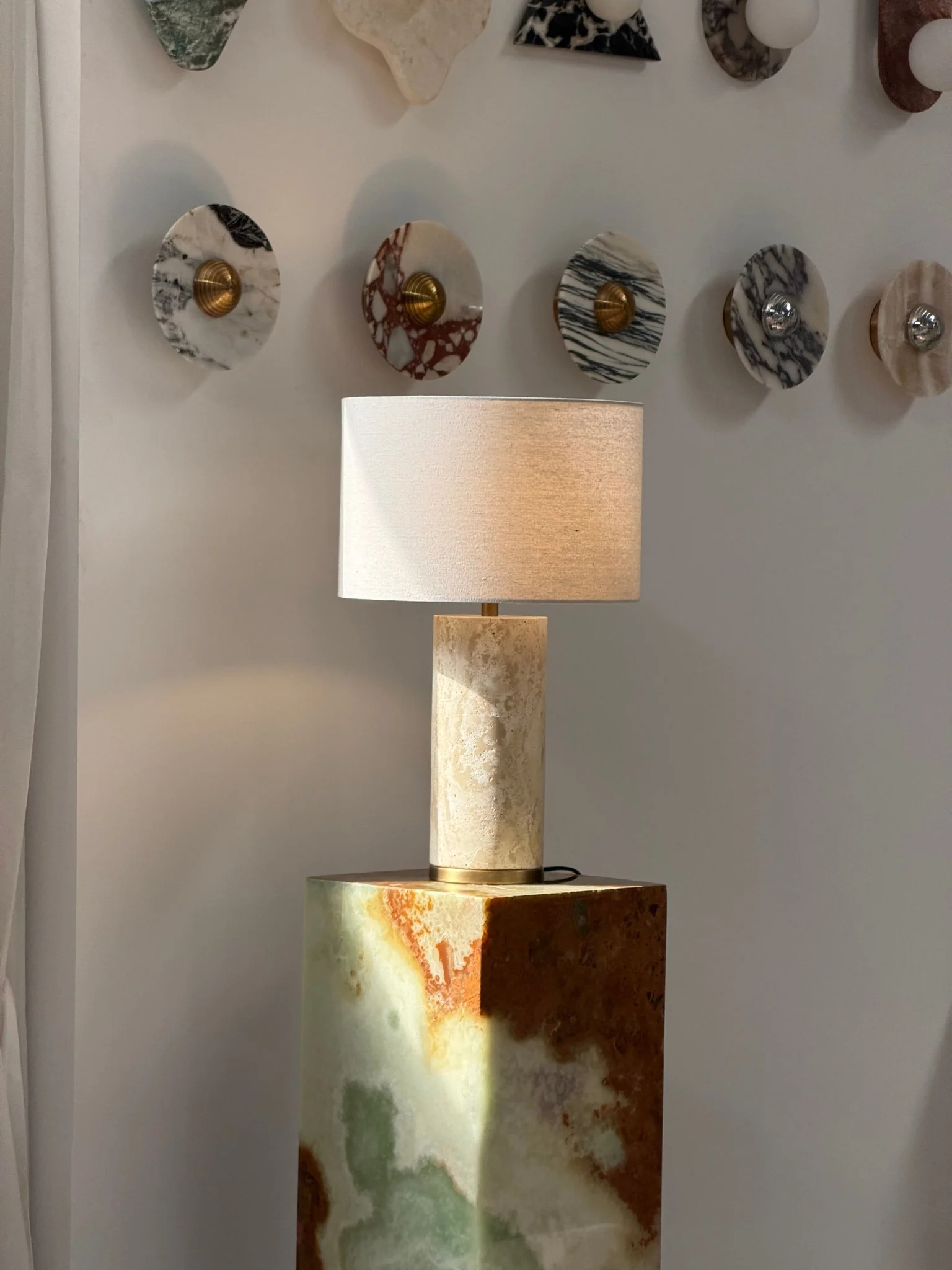 Aria Stone Table Lamp - Image 74