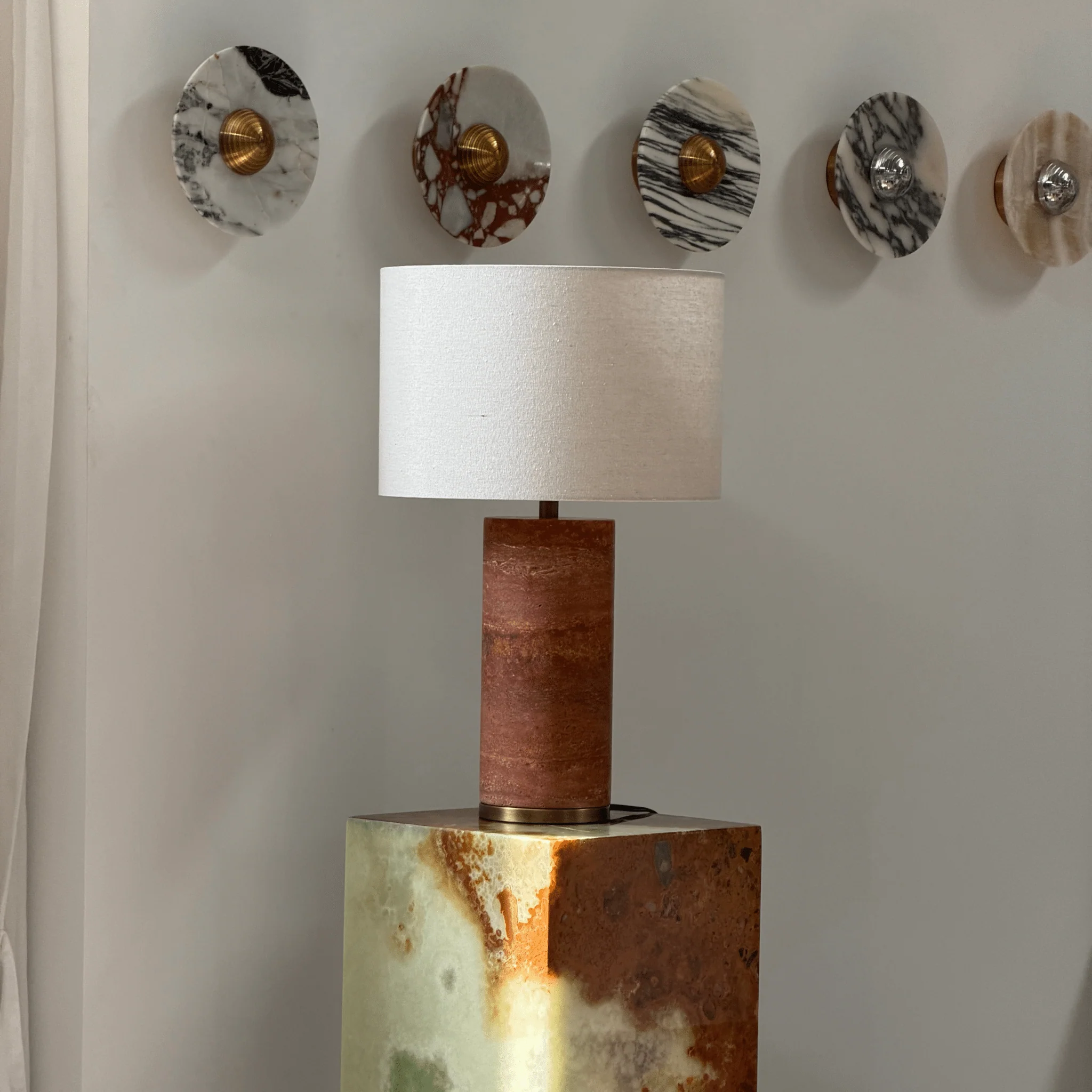 Aria Stone Table Lamp - Image 96