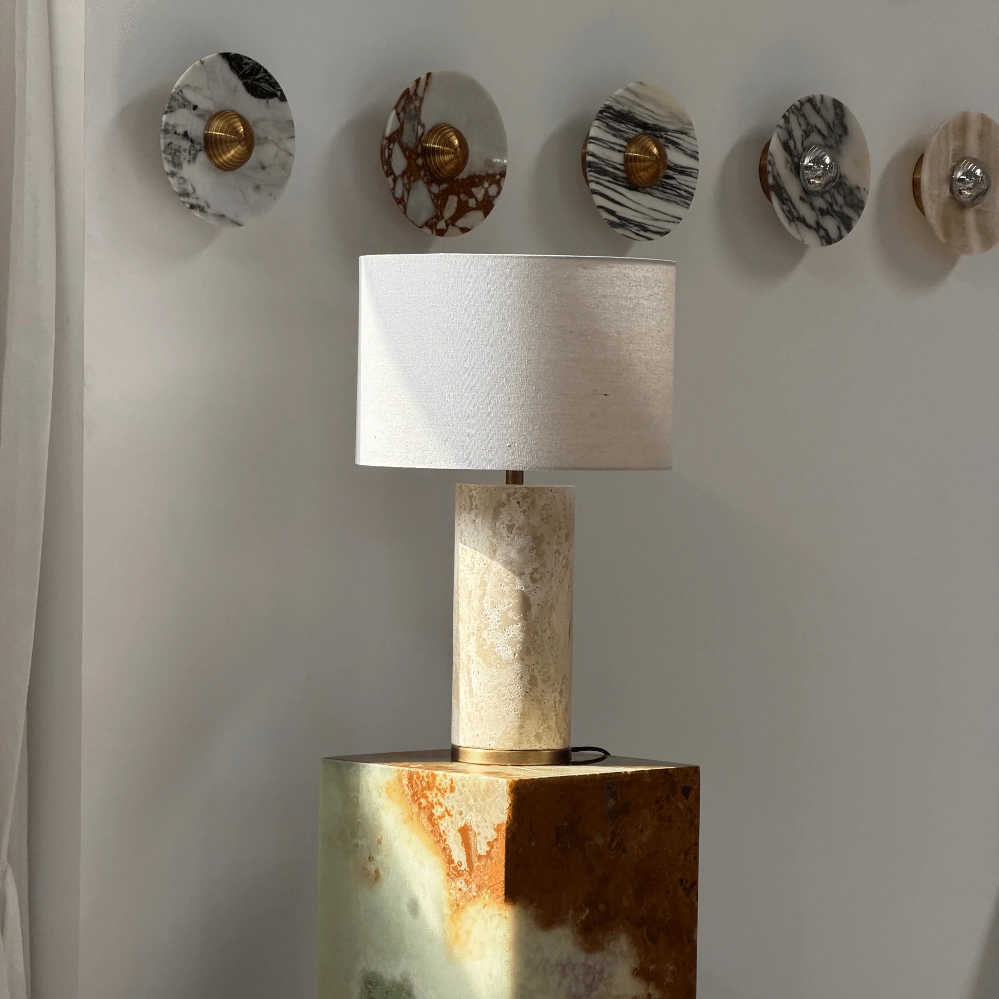 Aria Stone Table Lamp - Image 97