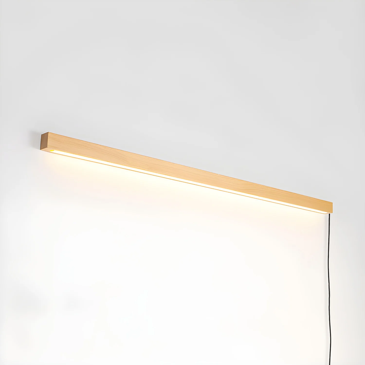 Arlo Linear Wood Plug-in Wall Light - Image 17