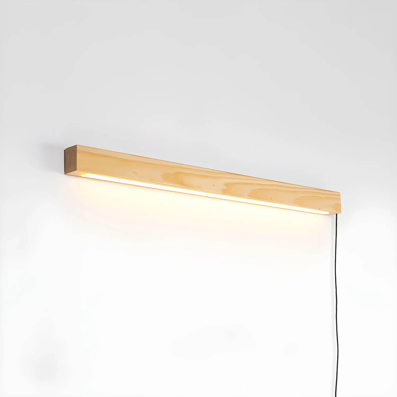 Arlo Linear Wood Plug-in Wall Light - Image 18