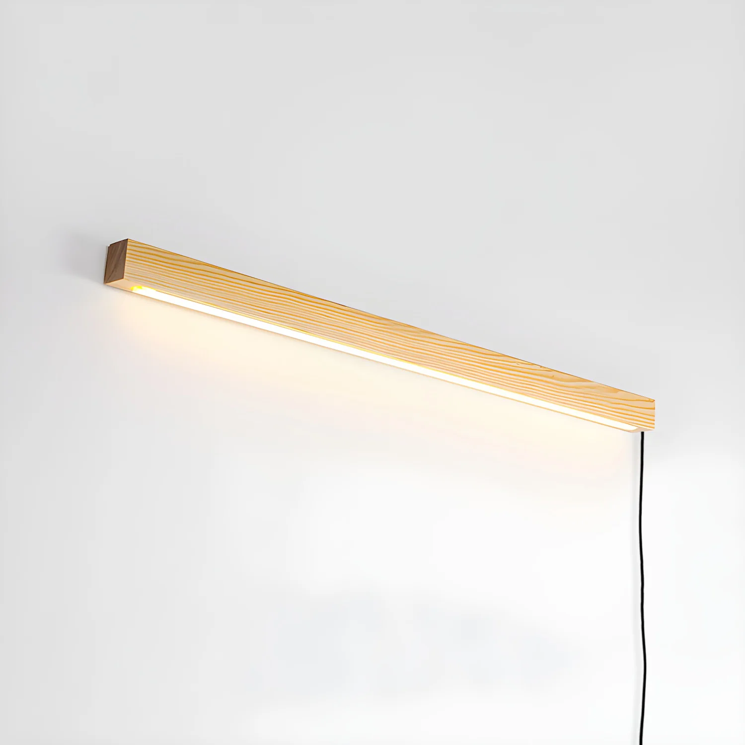 Arlo Linear Wood Plug-in Wall Light - Image 19