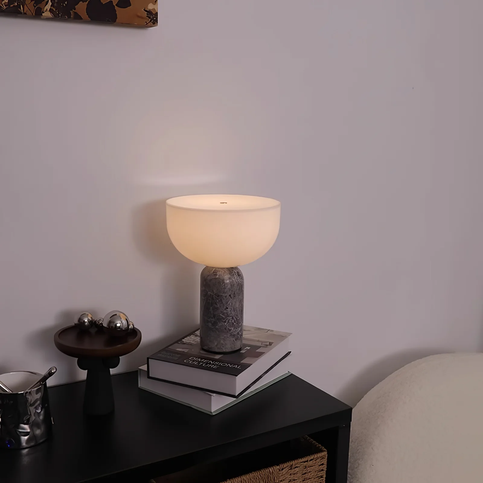 Arno Sphere Marble Table Lamp - Image 13
