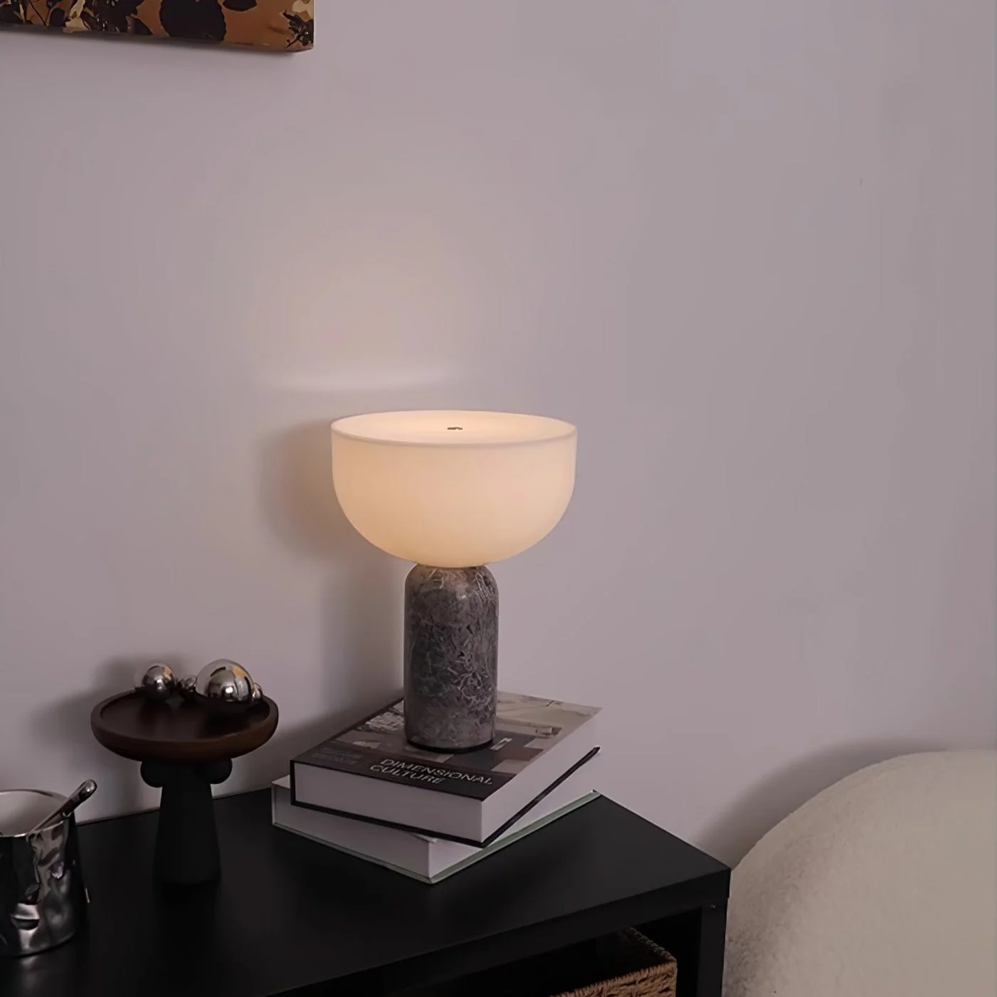 Arno Sphere Marble Table Lamp - Image 14