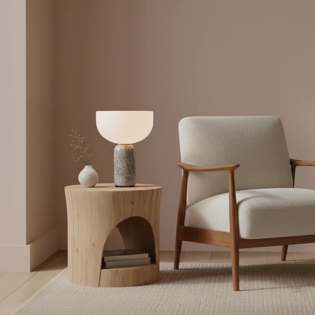 Arno Sphere Marble Table Lamp - Image 4