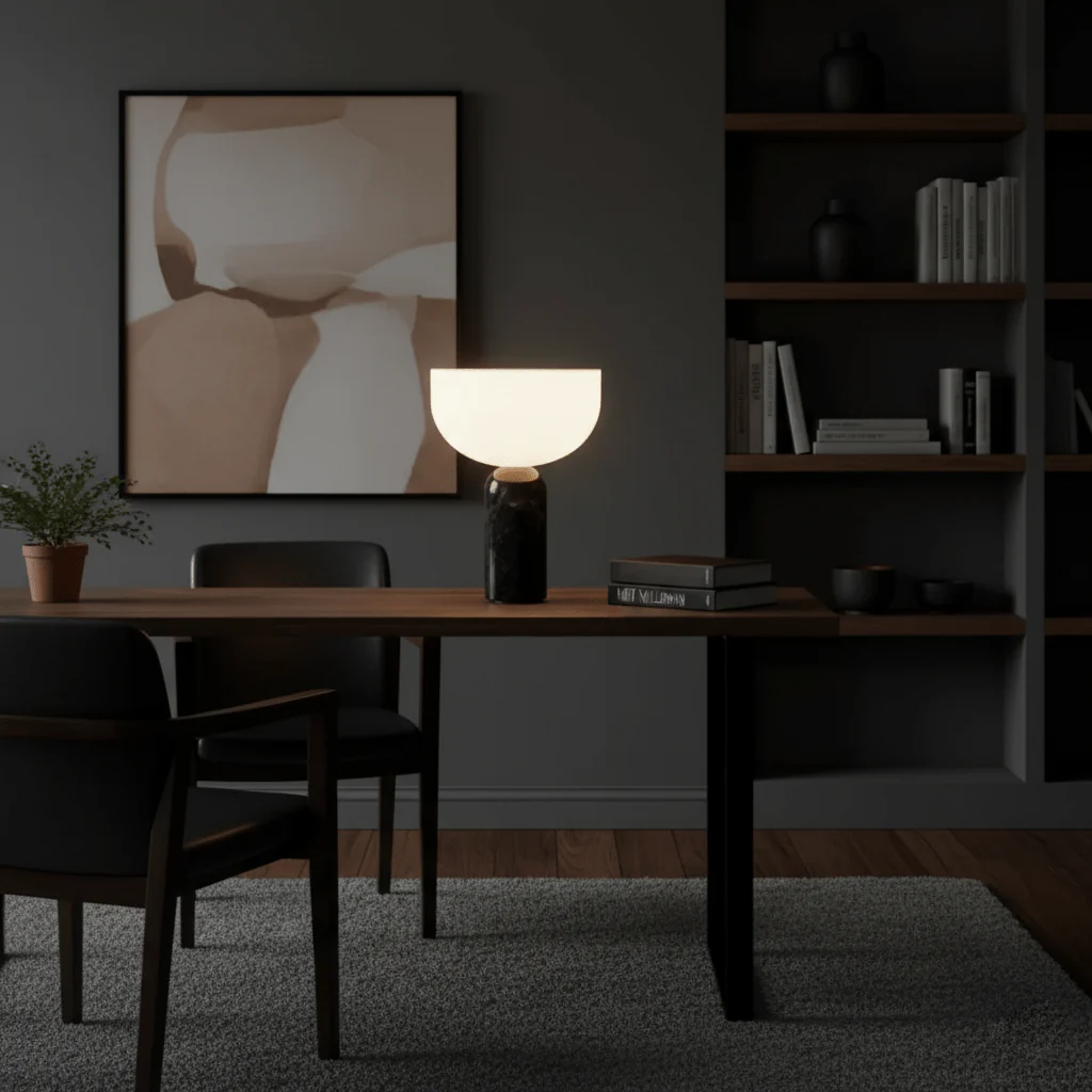 Arno Sphere Marble Table Lamp - Image 9