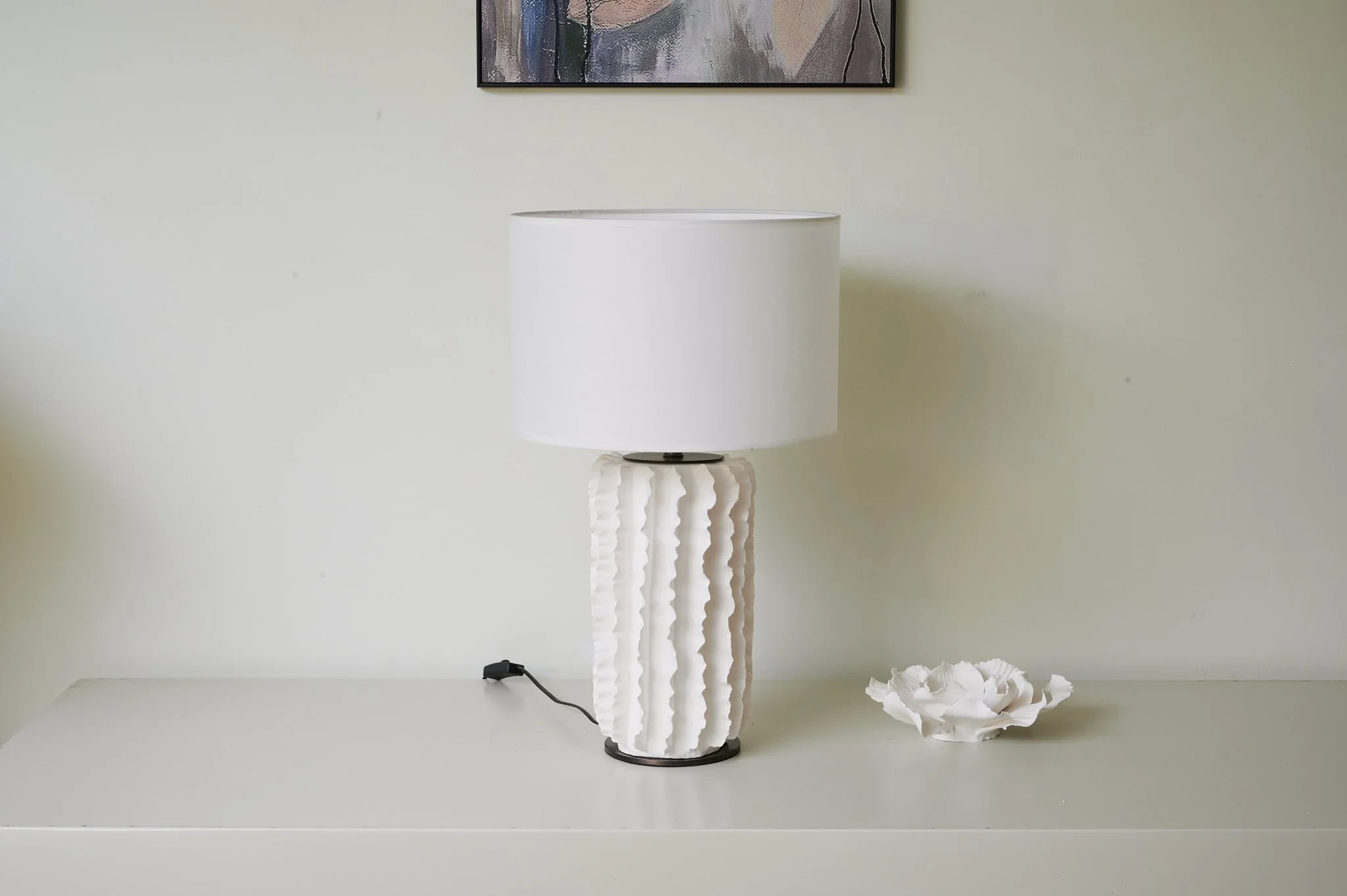 Arroyo Sculpted Ceramic Table Lamp - Image 5