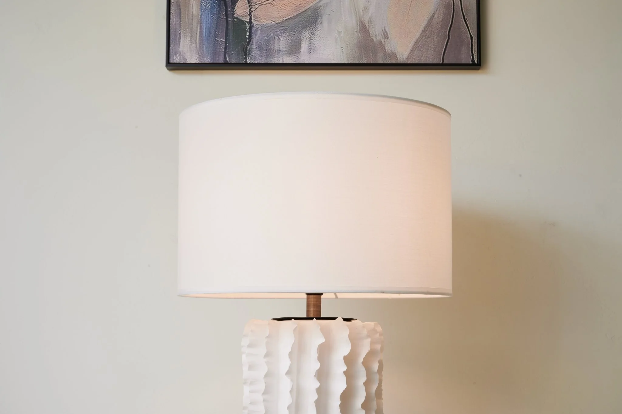 Arroyo Sculpted Ceramic Table Lamp - Image 6