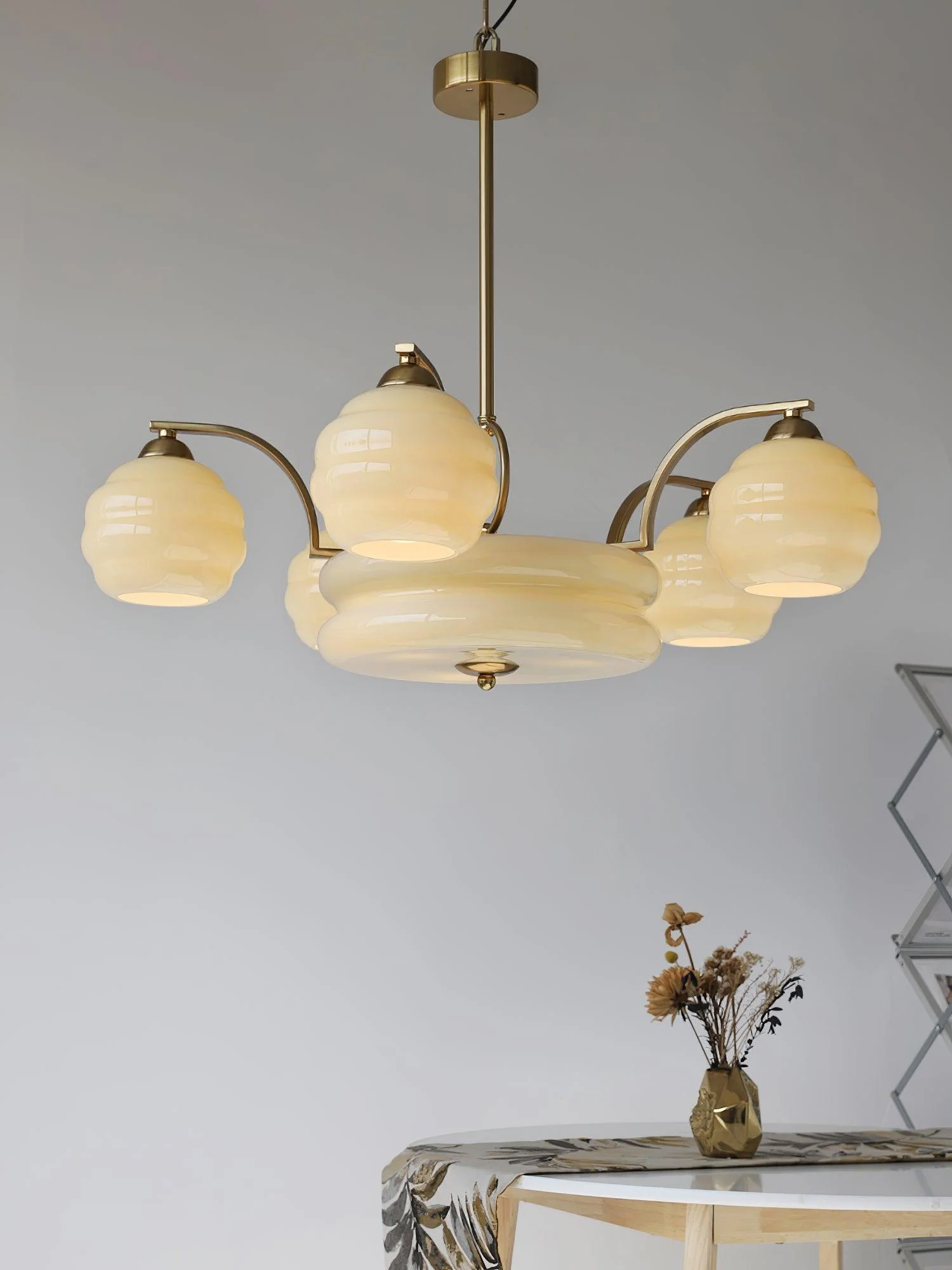 Art Deco Vintage Chandelier - Image 12