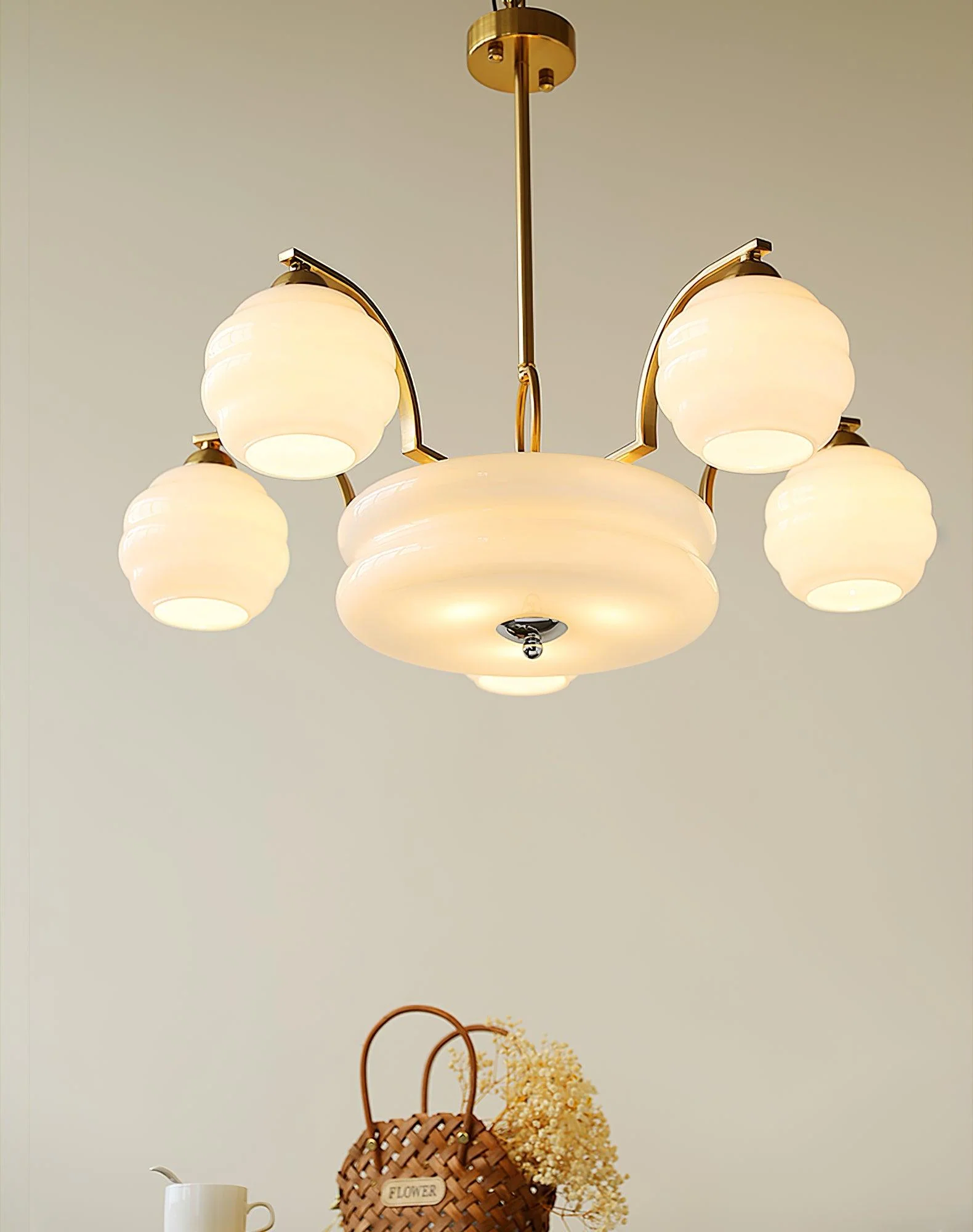 Art Deco Vintage Chandelier - Image 15