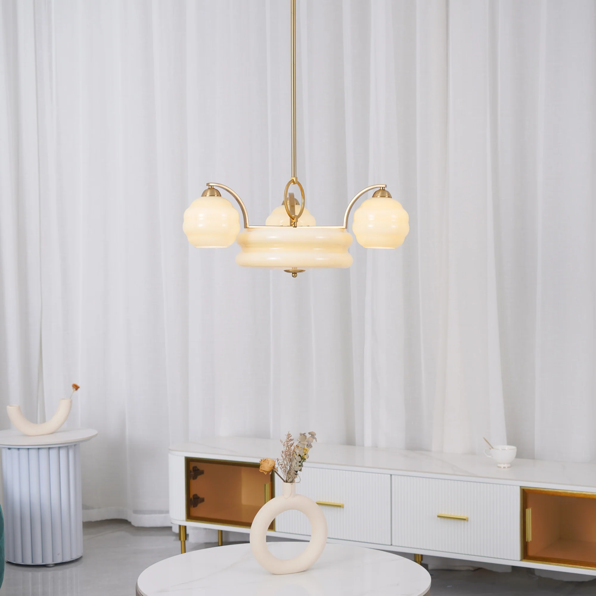 Art Deco Vintage Chandelier - Image 23
