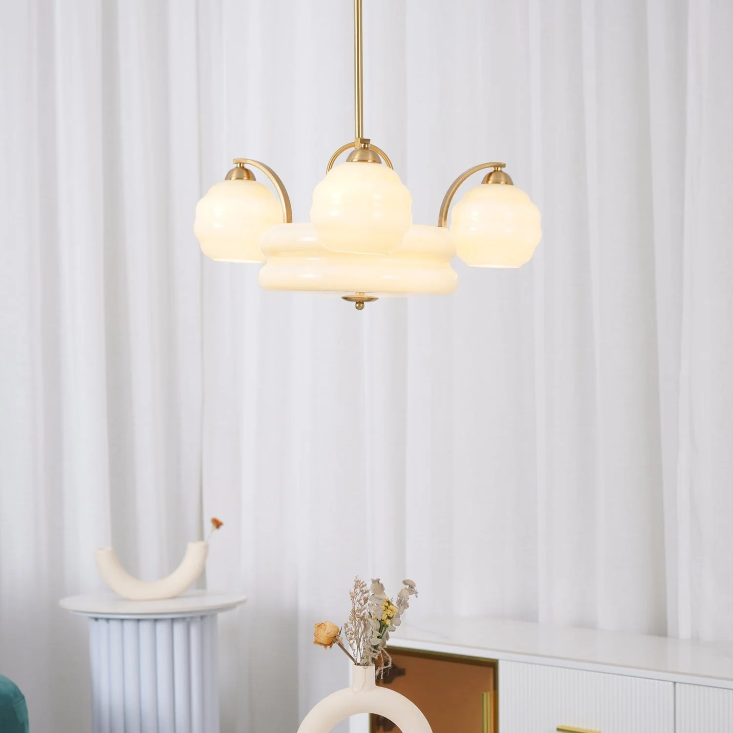 Art Deco Vintage Chandelier - Image 31