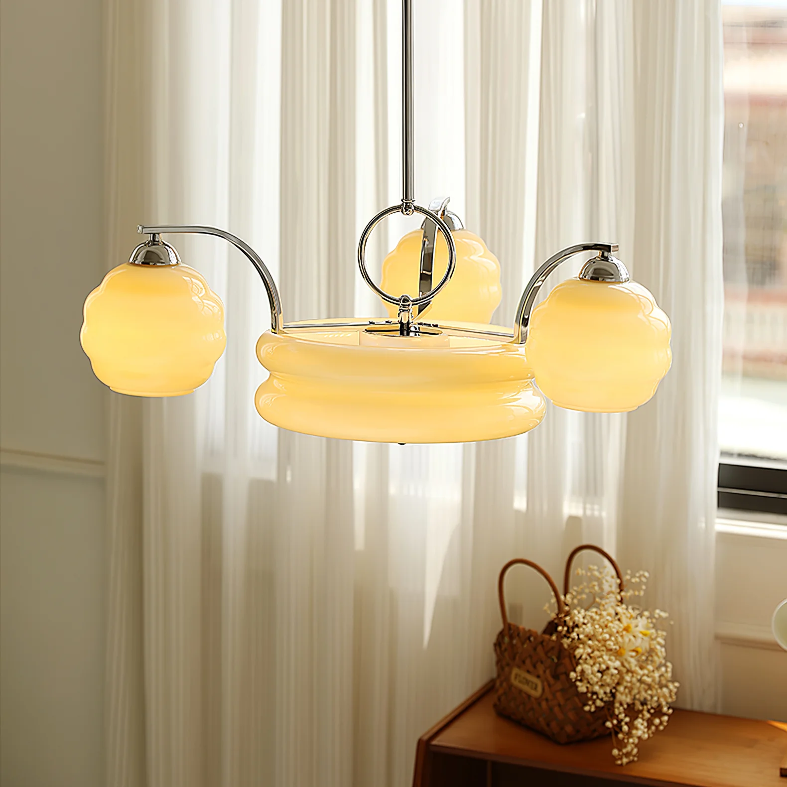 Art Deco Vintage Chandelier - Image 42