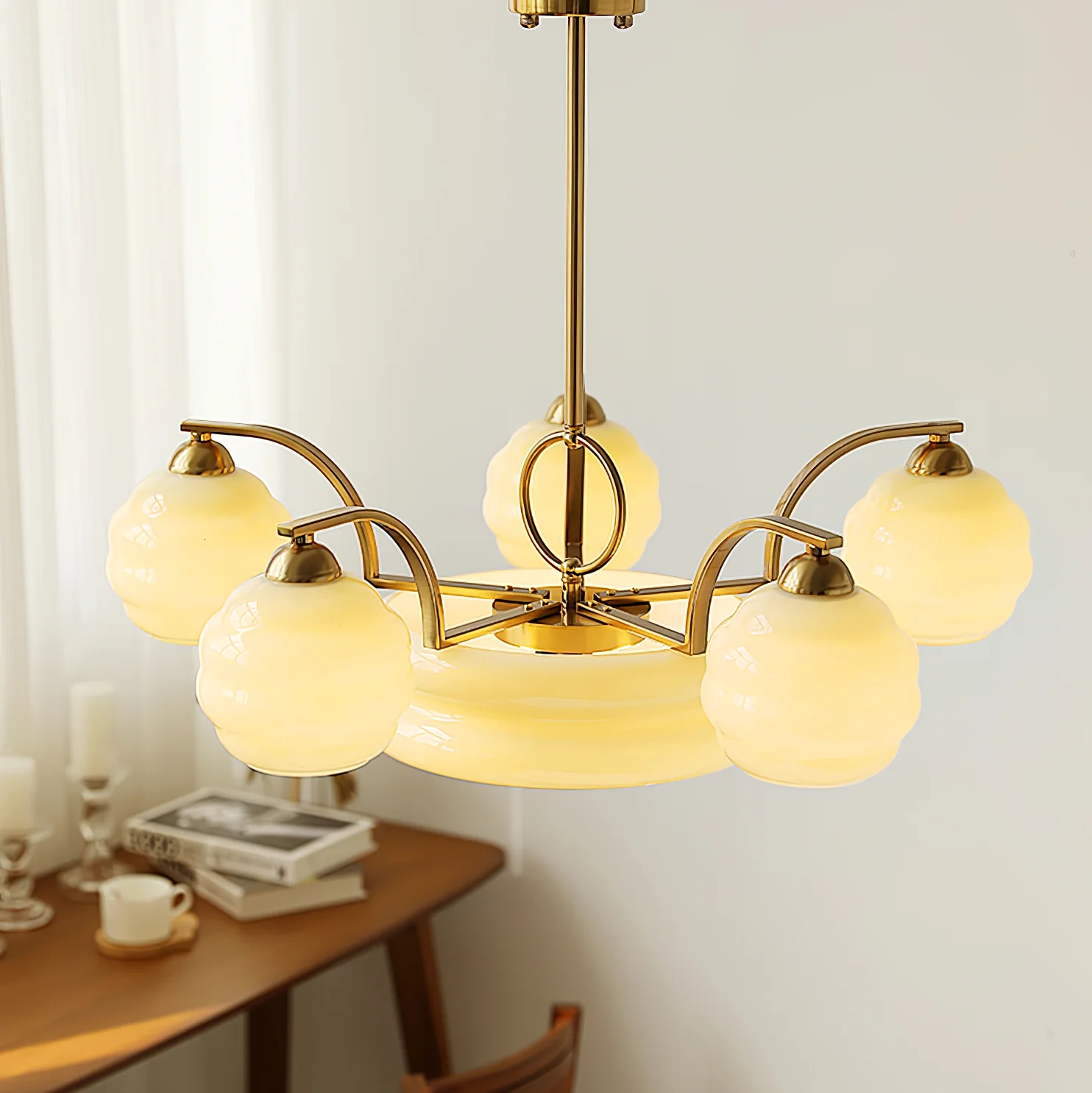 Art Deco Vintage Chandelier - Image 53