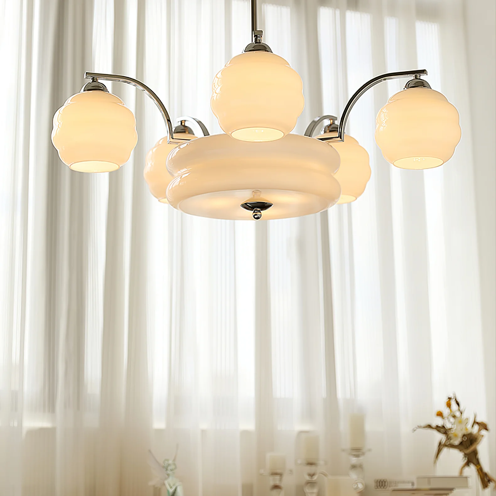 Art Deco Vintage Chandelier - Image 56